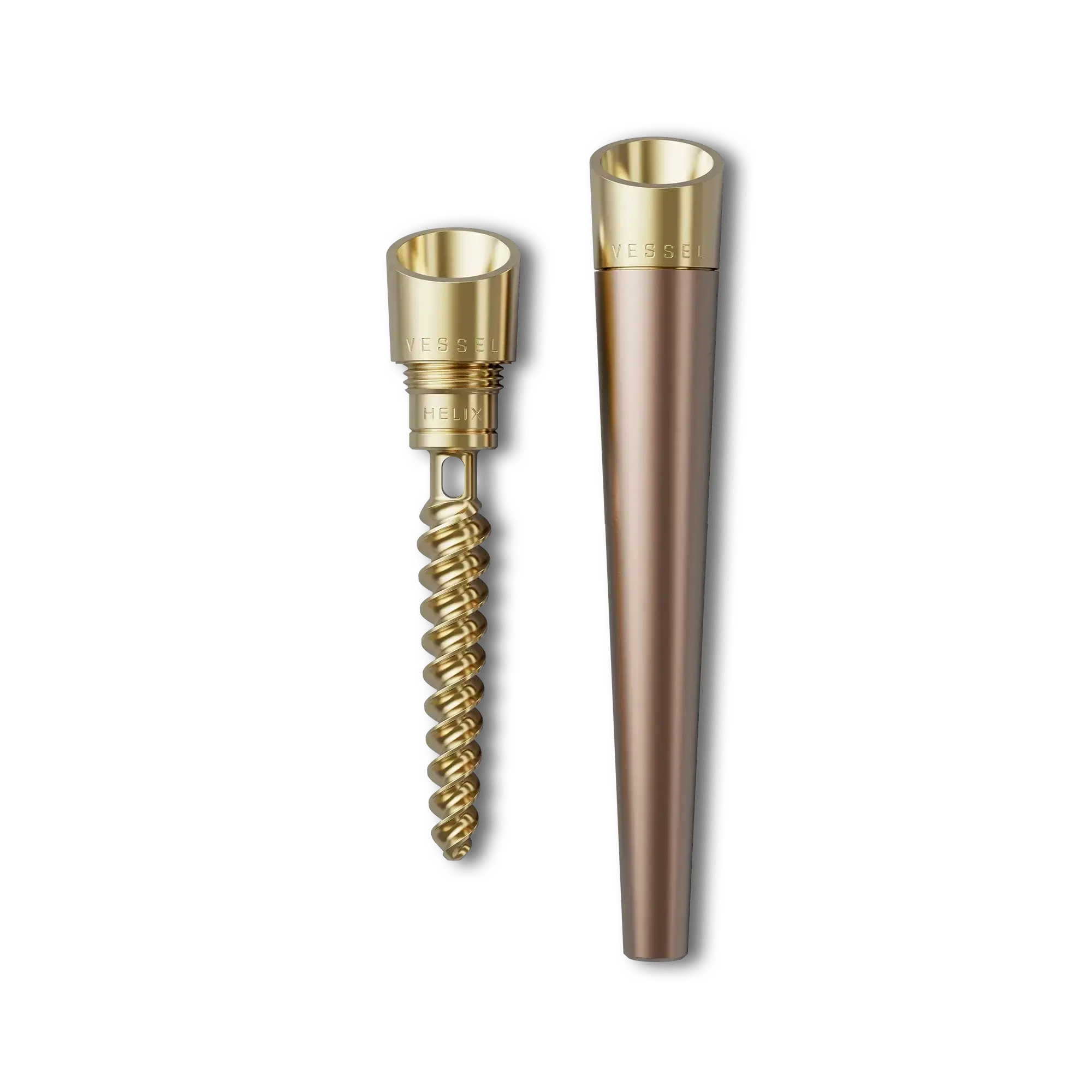 Vessel Pen Helix szájrésszel rózsaarany színben