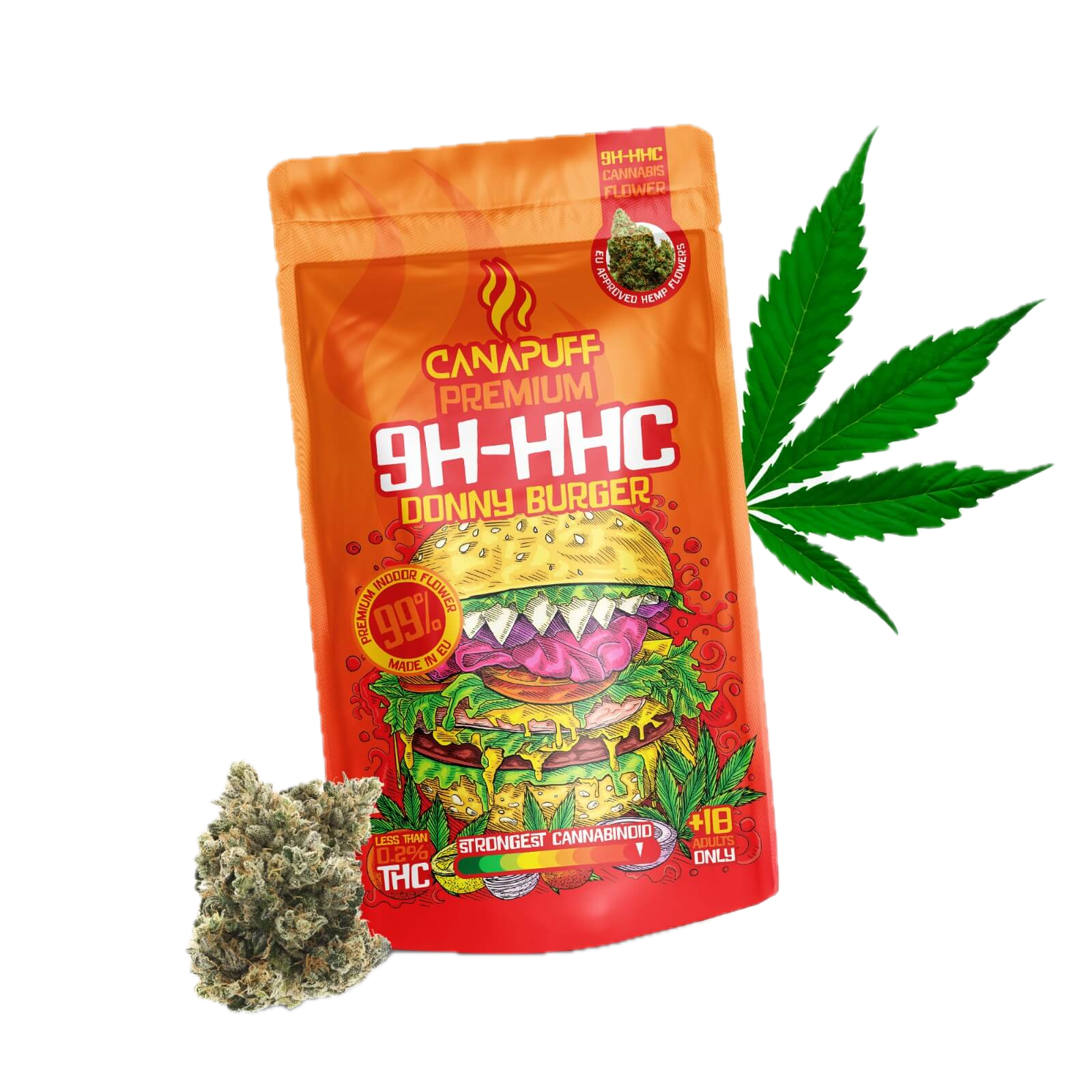 9H-HHC Virágzat Donny Burger 99%