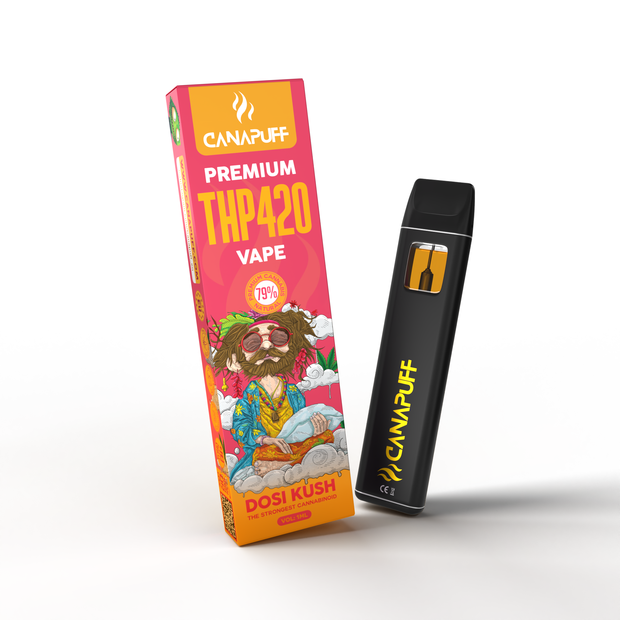 Dosi Kush 79% THP420 - CanaPuff - Vape - 1ml-Canapuff