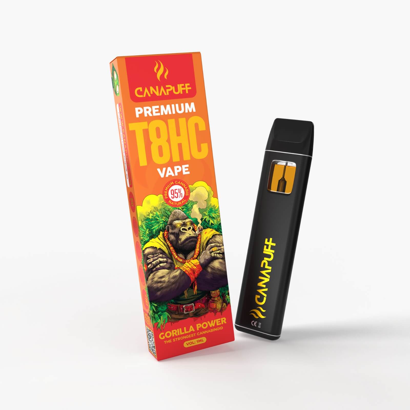 T8HC Vape Gorilla Power 95% 1 ml