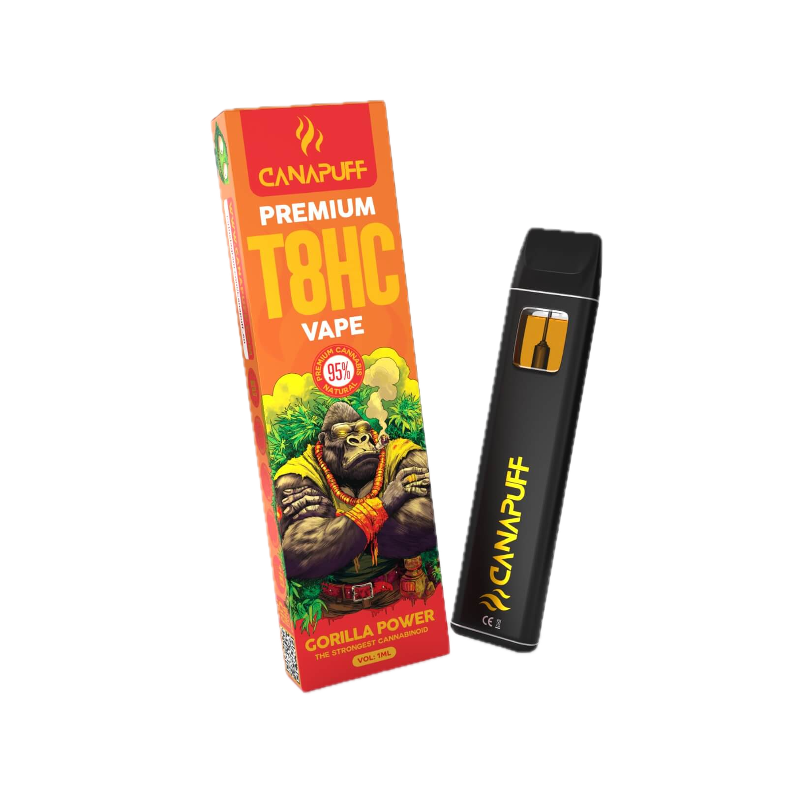 T8HC Vape Gorilla Power 95% 1 ml