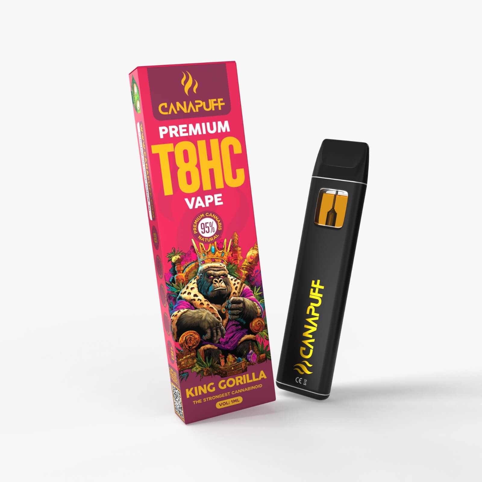 T8HC Vape King Gorilla 95% 1ml