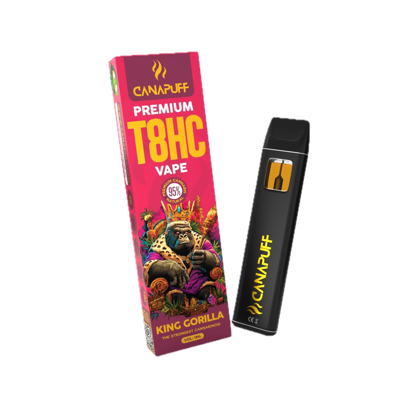 T8HC Vape King Gorilla 95% 1ml