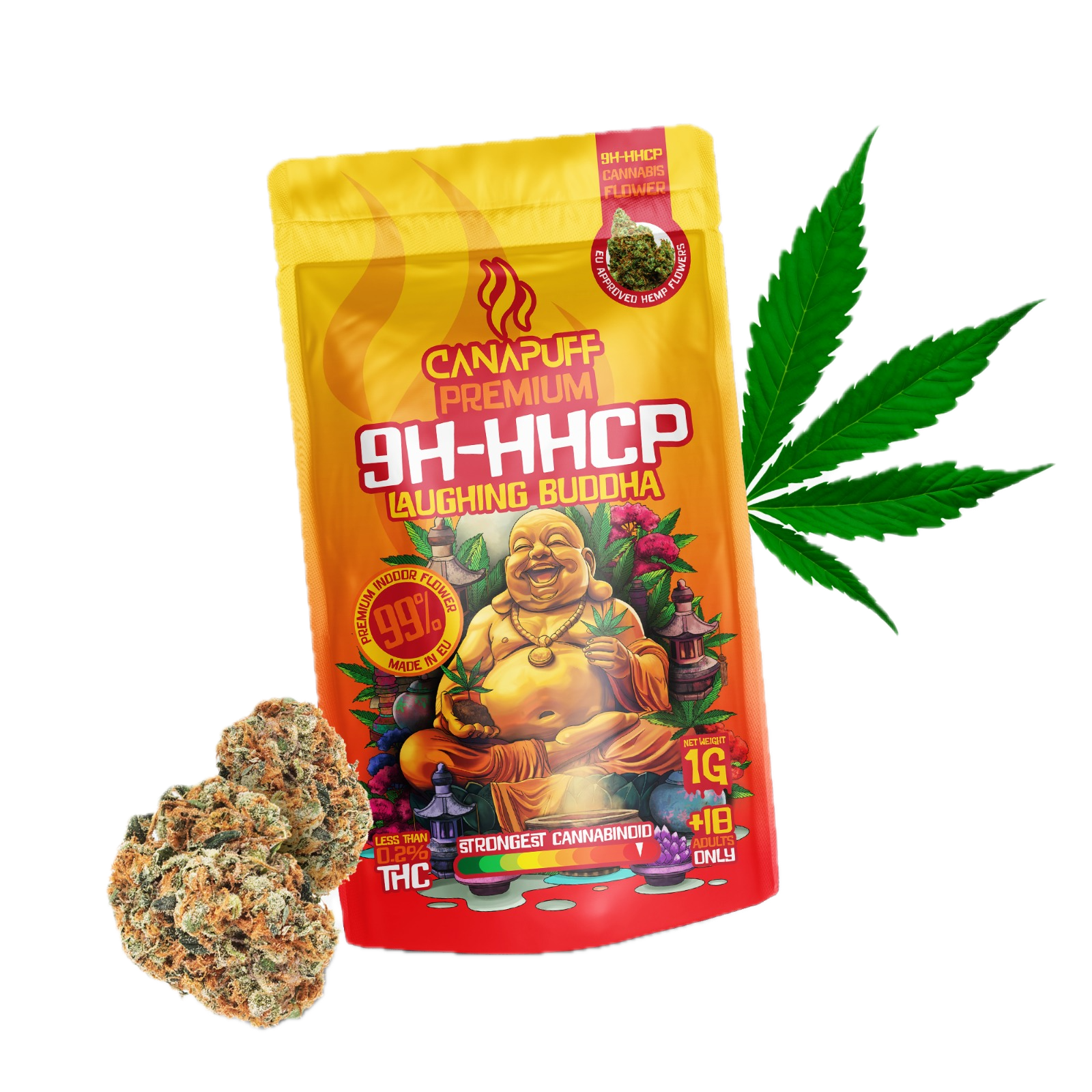 9h-HHCP Virágzat Laughing Buddha 99%