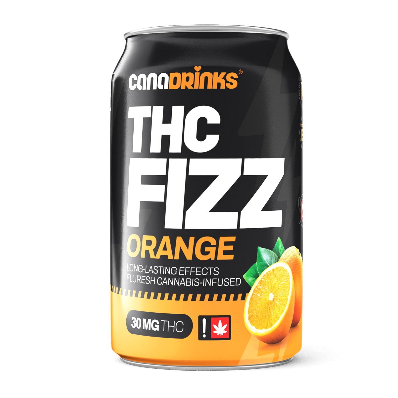 THC Fizz Narancs 30 mg/THC-Canapuff