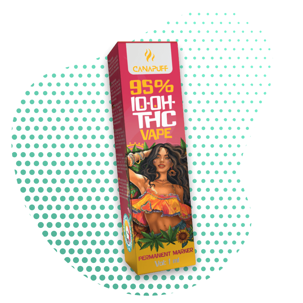 Permanent Marker 95% 10-OH-THC - Canapuff - Egyhasználatos - 1ml