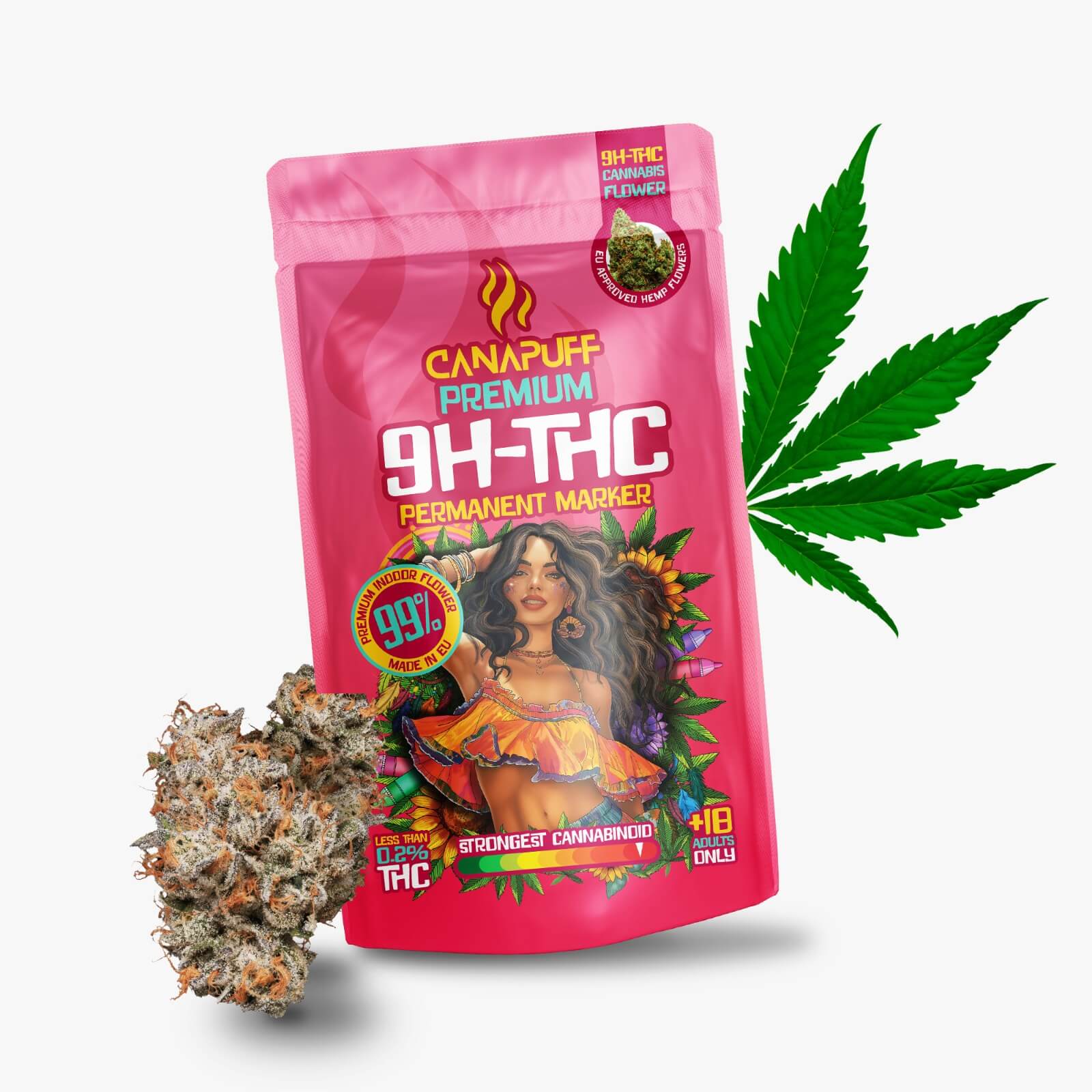 9H-THC Virágzat Permanent Marker 99%