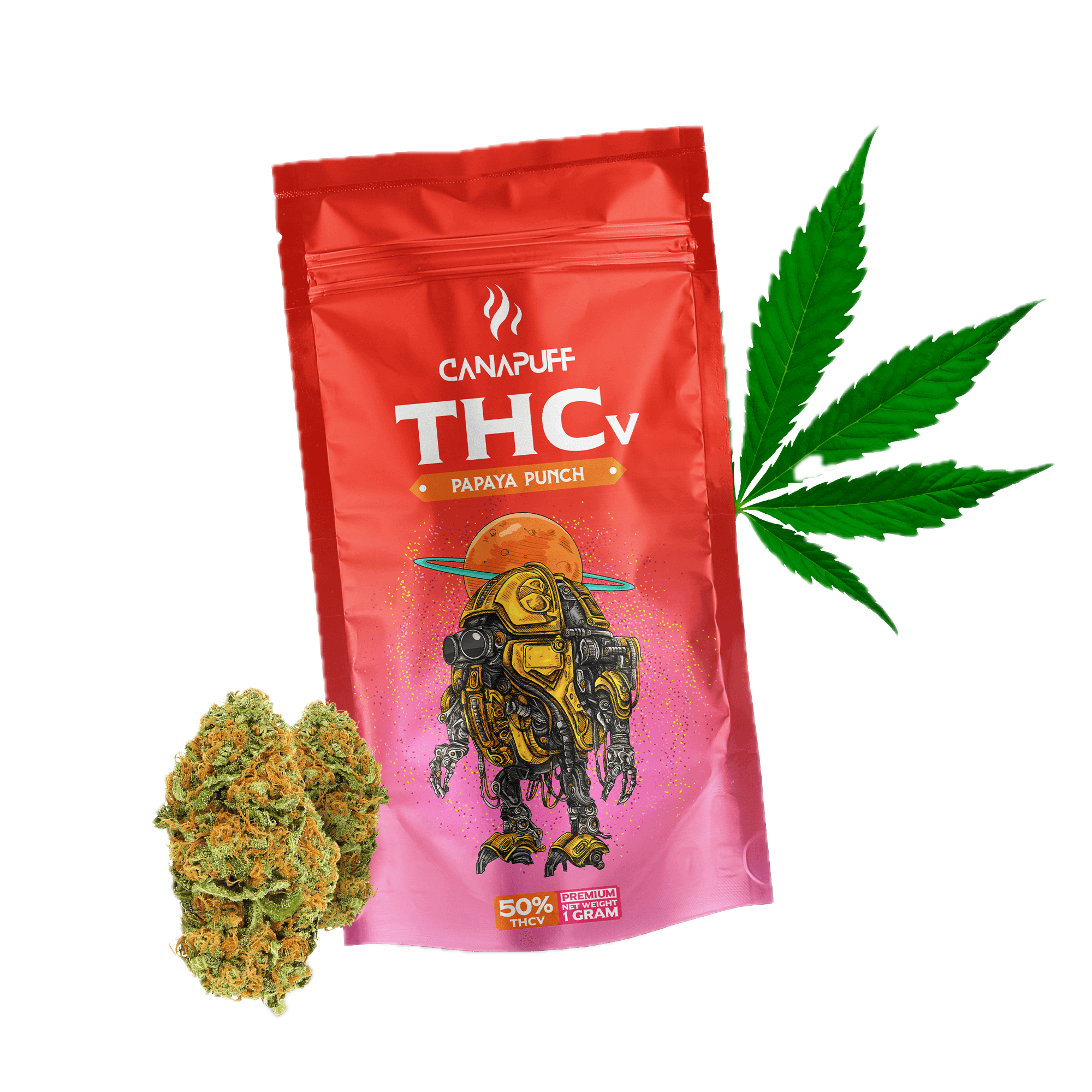 THCv Virágzat Papaya Punch 50%