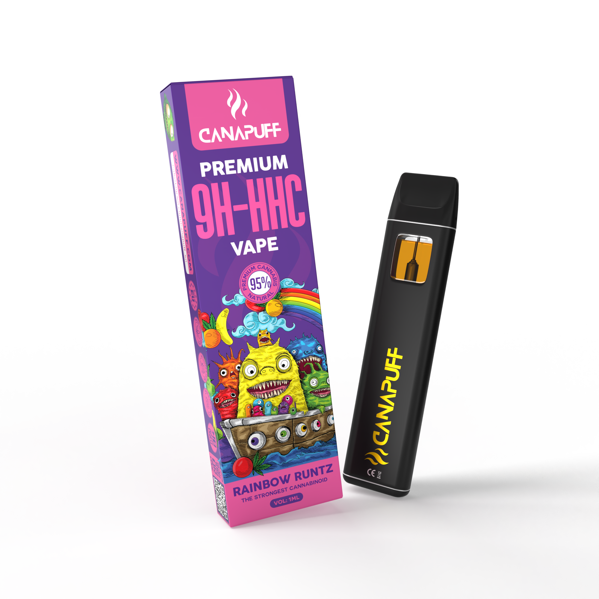 9H-HHC Vape Rainbow Runtz 95% 1 ml-Canapuff