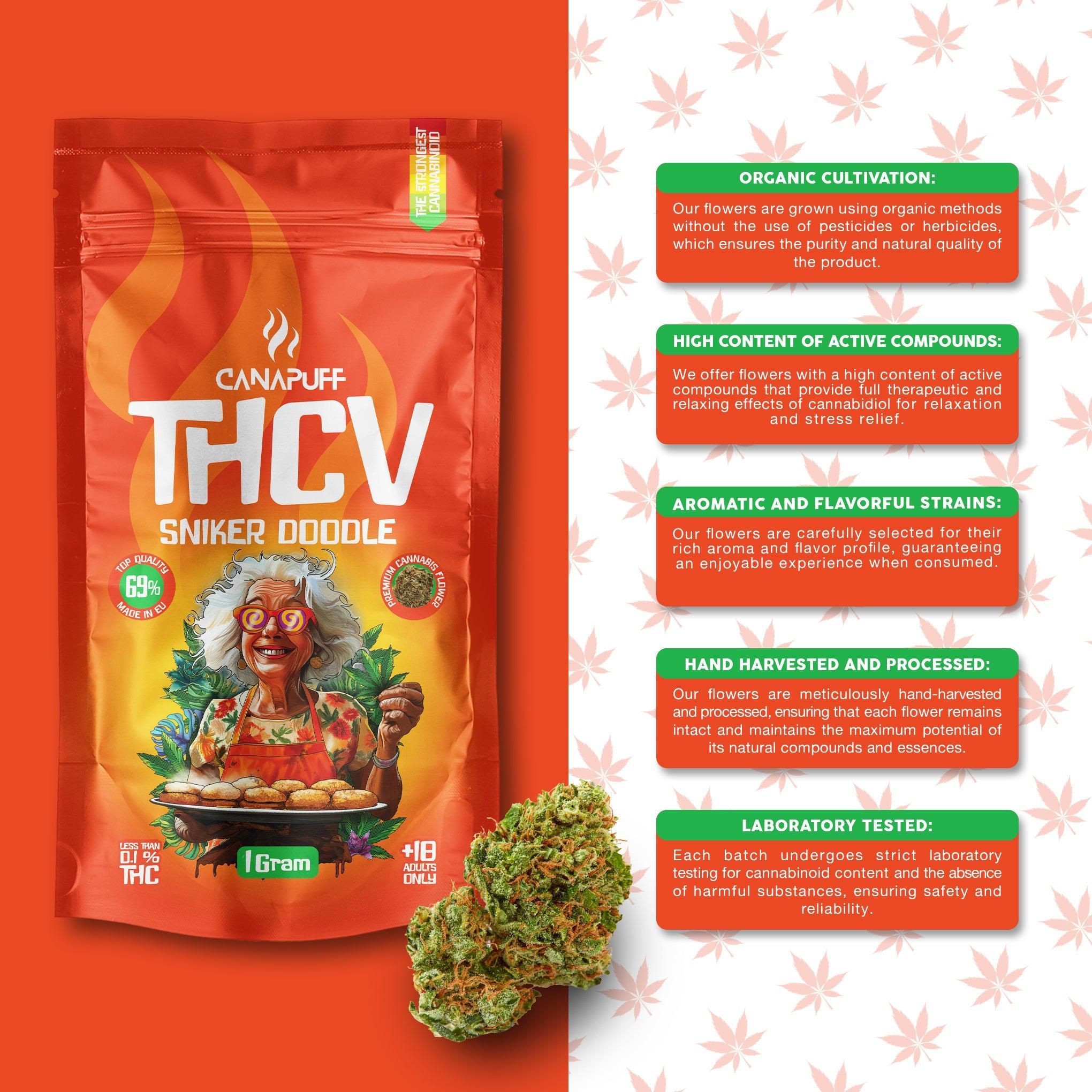 Canapuff - Sniker Doodle 69% - THCv Virágzat-Canapuff