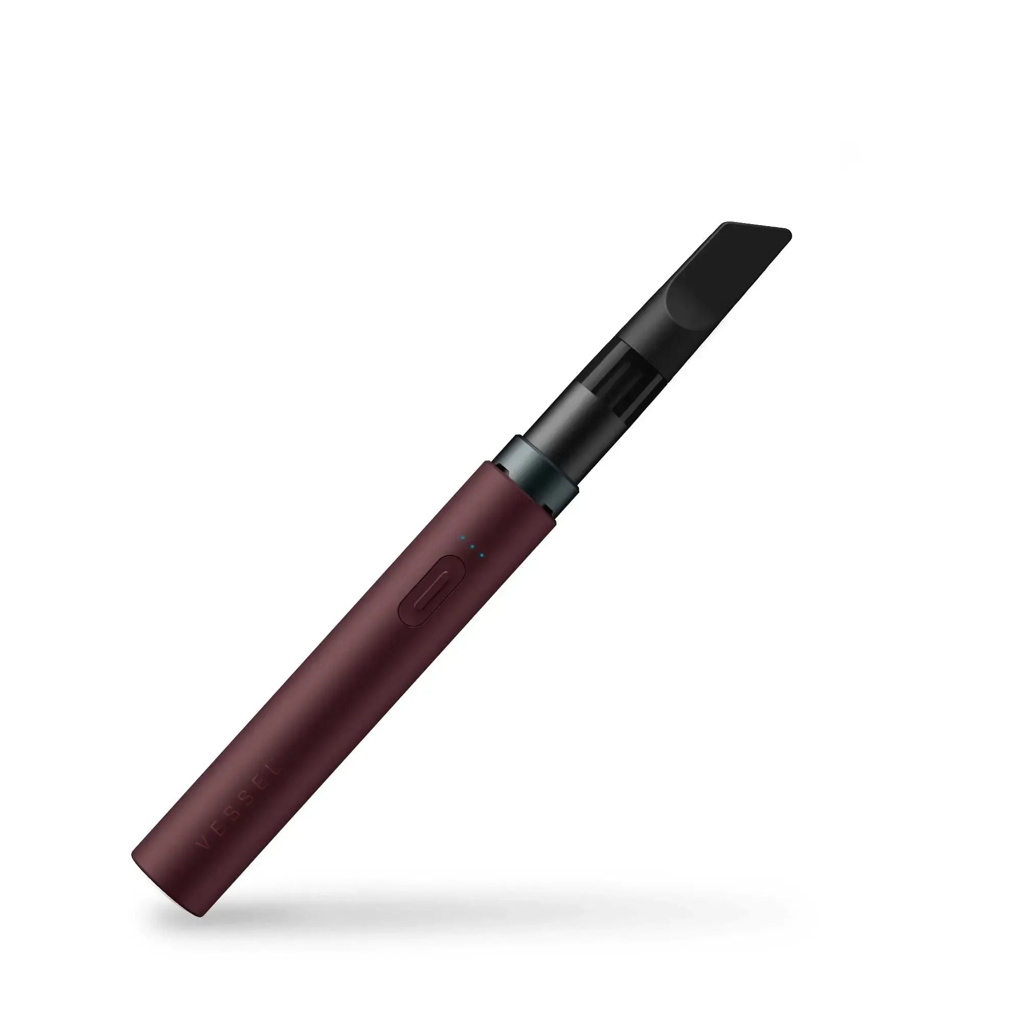 Bordó Vaporizátor Pen fekete szájrésszel