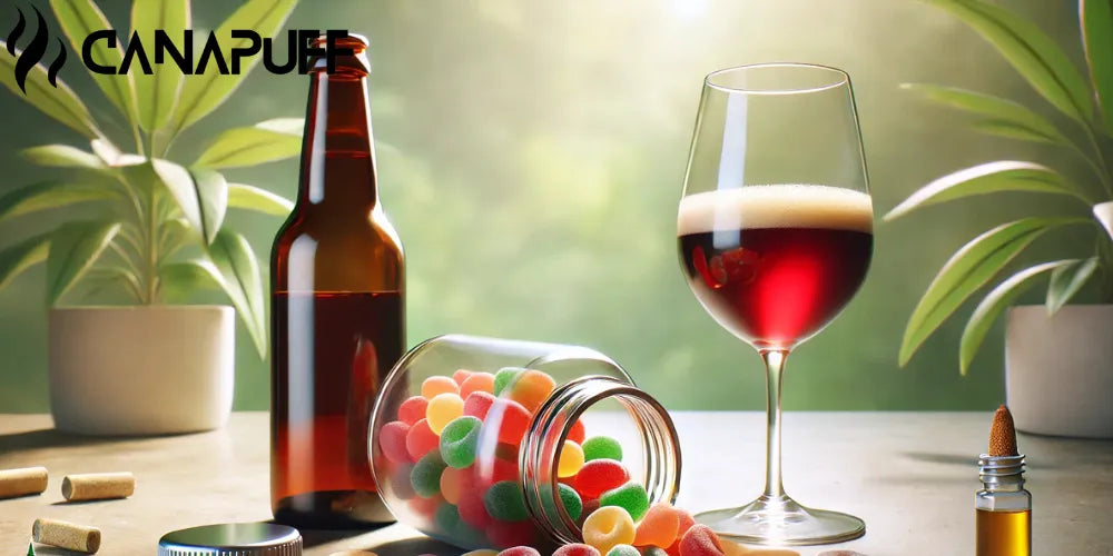 Keverheted a CBD-gumicukorkákat alkohollal? Biztonsági útmutató és hatások - Canapuff