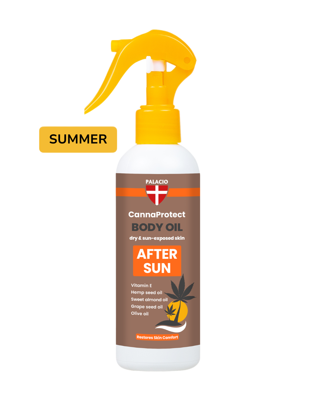 CannaProtect - After sun body oil with hemp, 150 ml - Palacio
