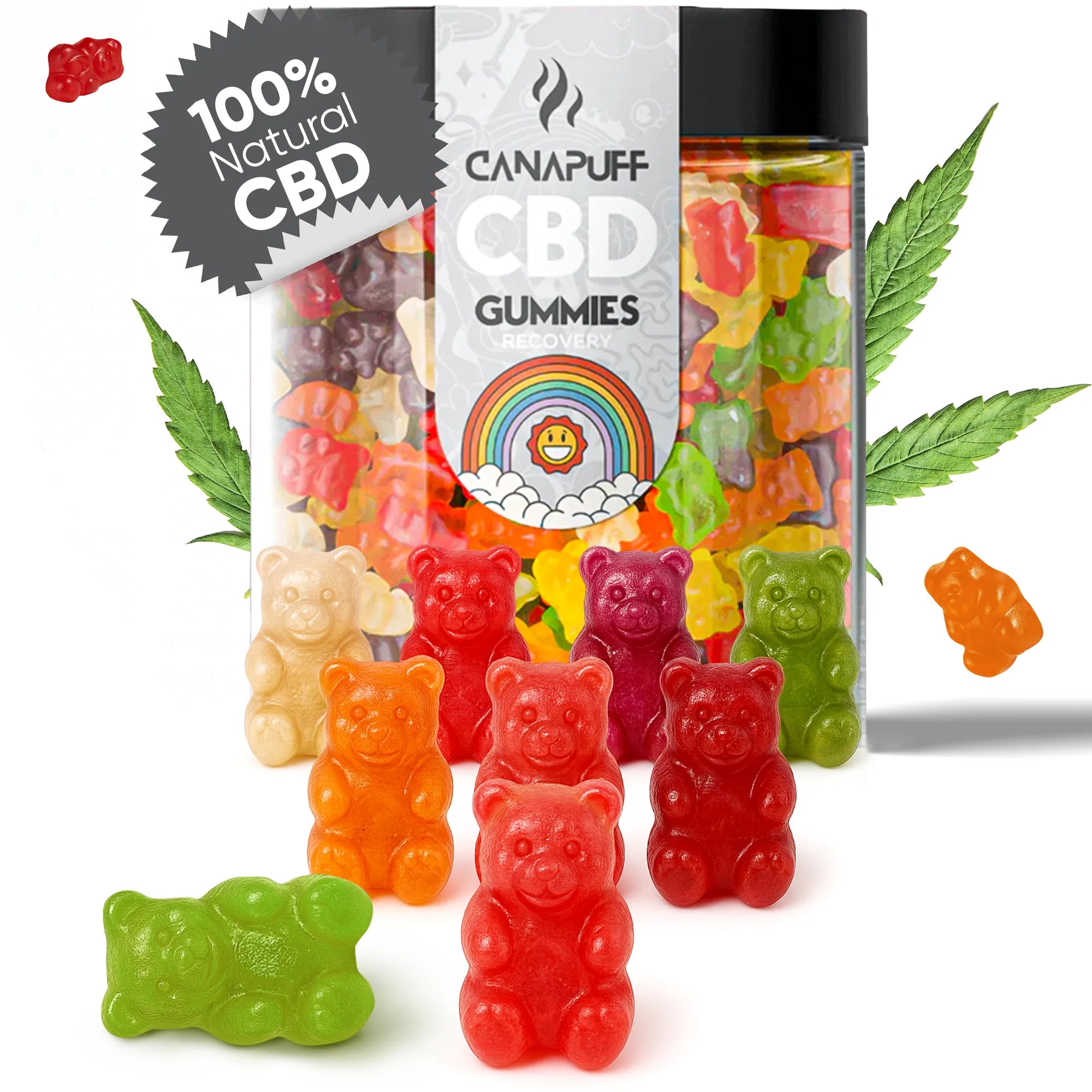 Canapuff - CBD-gumicukorkák - Recovery-Canapuff