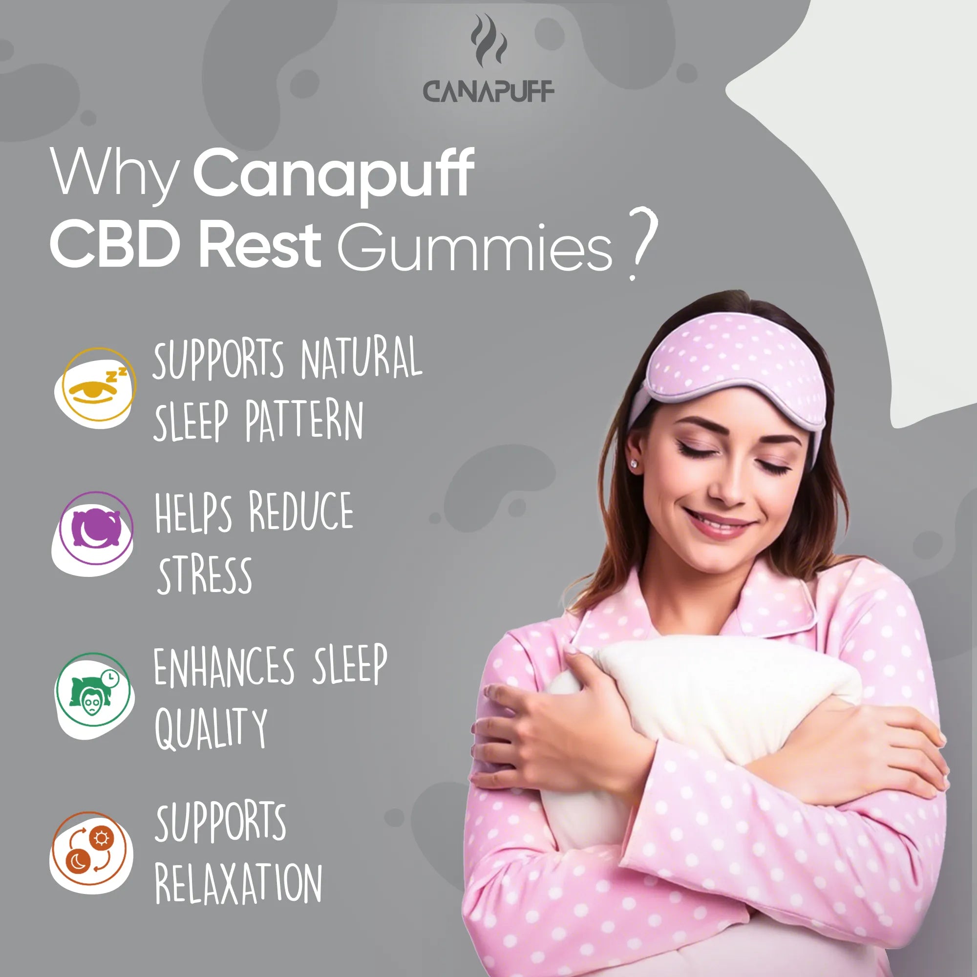 Canapuff - CBD-gumicukorkák - Recovery-Canapuff