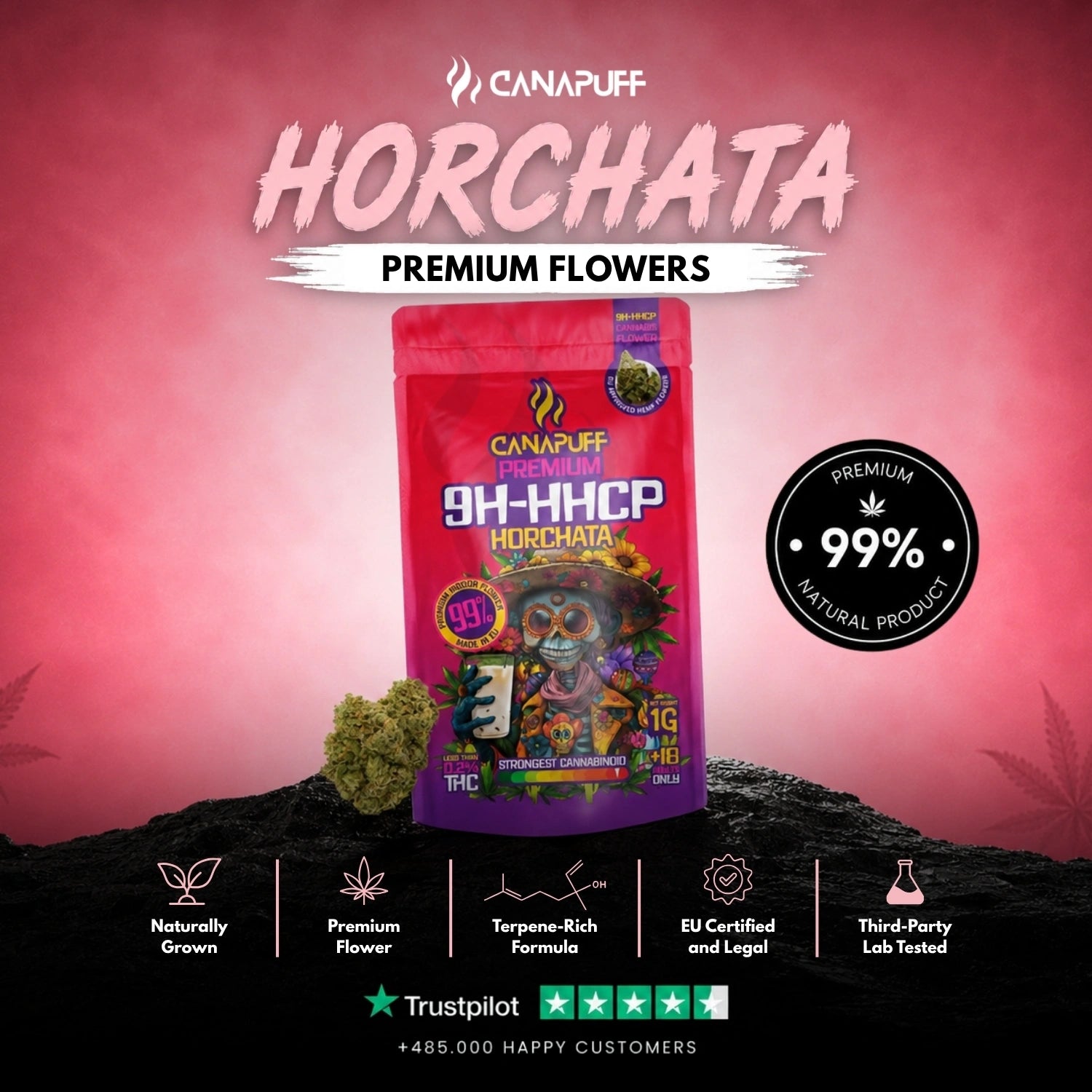 9h-HHCP Virágzat Horchata 99%