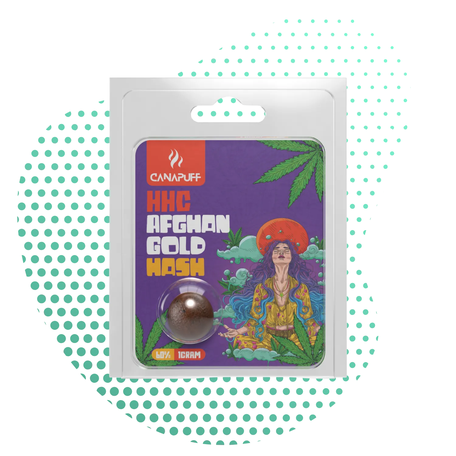 Afghan Gold - HHC Hash 60%-Canapuff