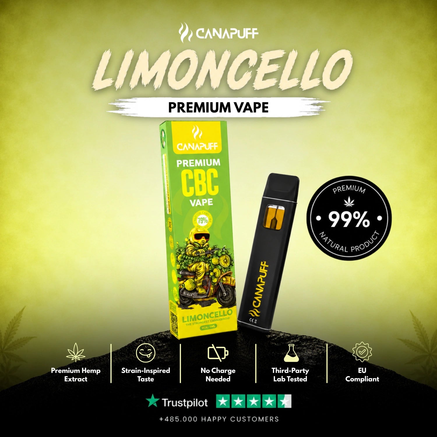 CBC Vape Limoncello 79% 1 ml