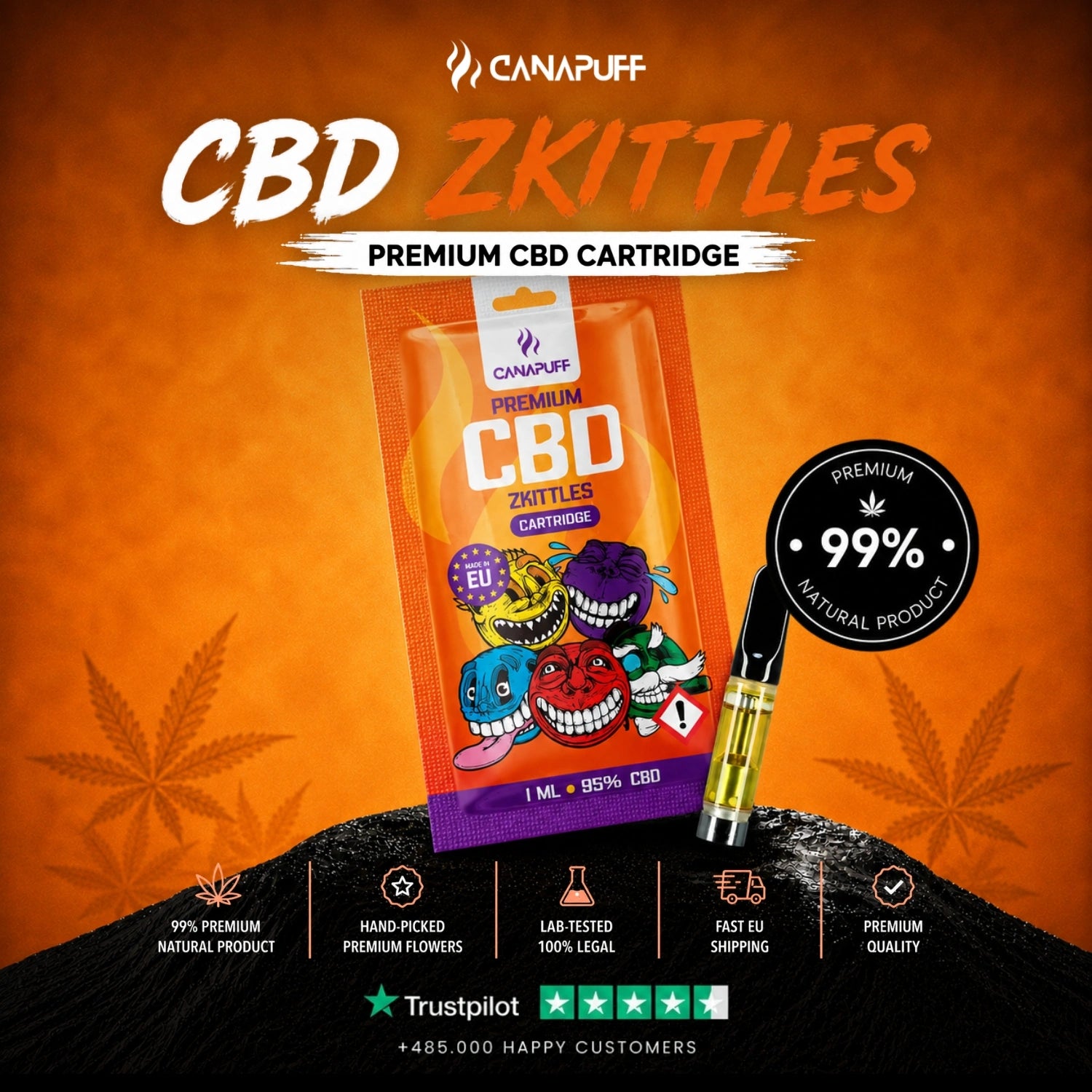 CBD Patrón Zkittles 95%