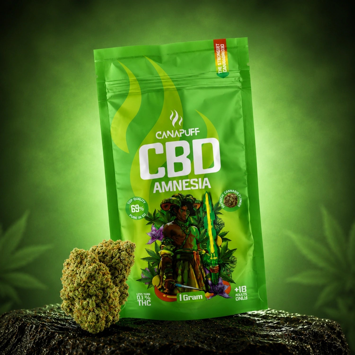 CBD Virágzat Amnesia 69%