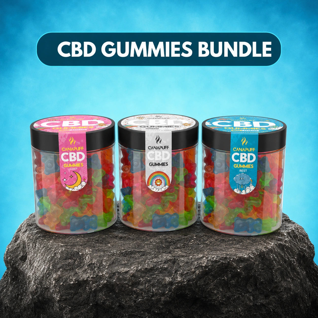 CBD Gumicukorkák Bundle (3x10 db)