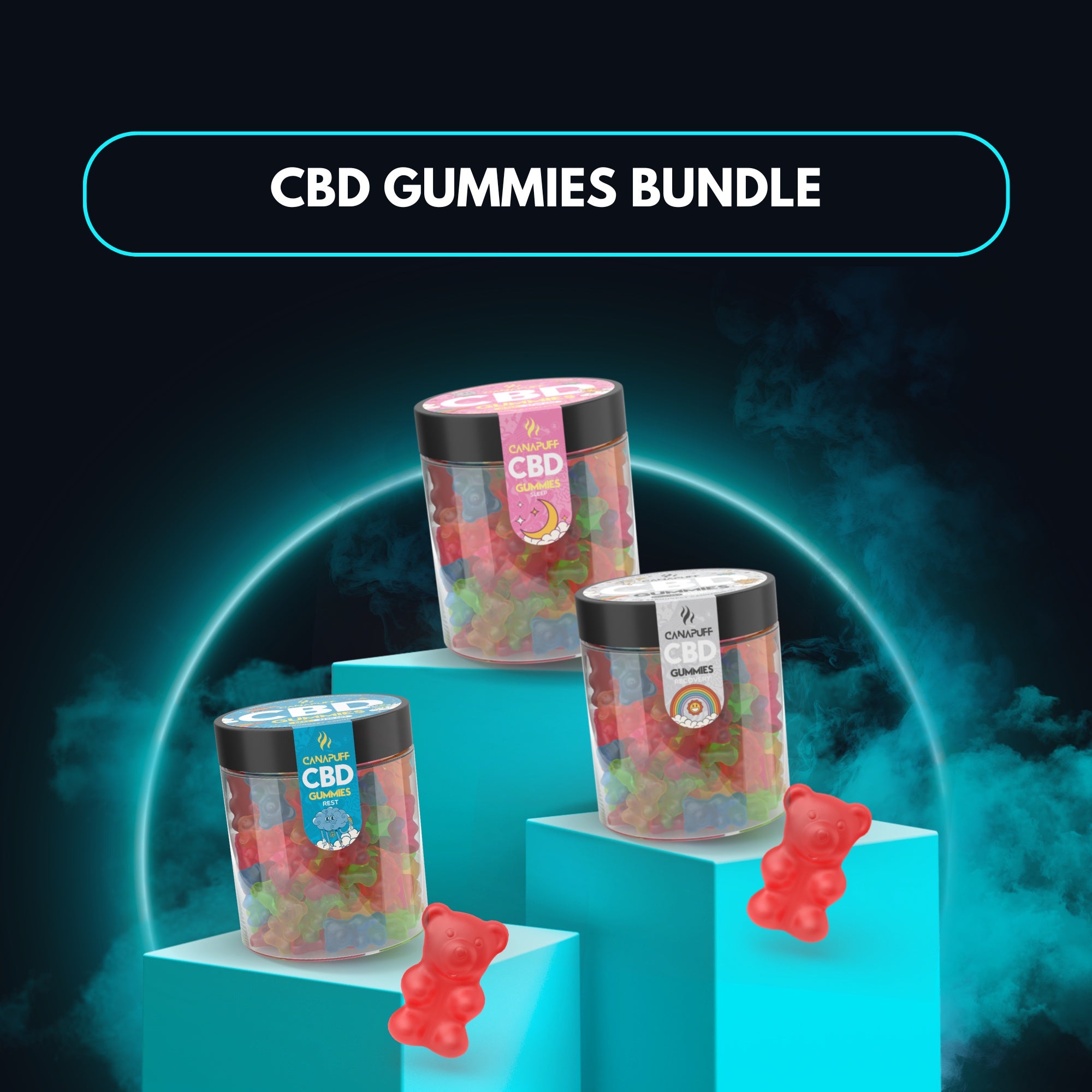 CBD Gumicukorkák Bundle (3x10 db)