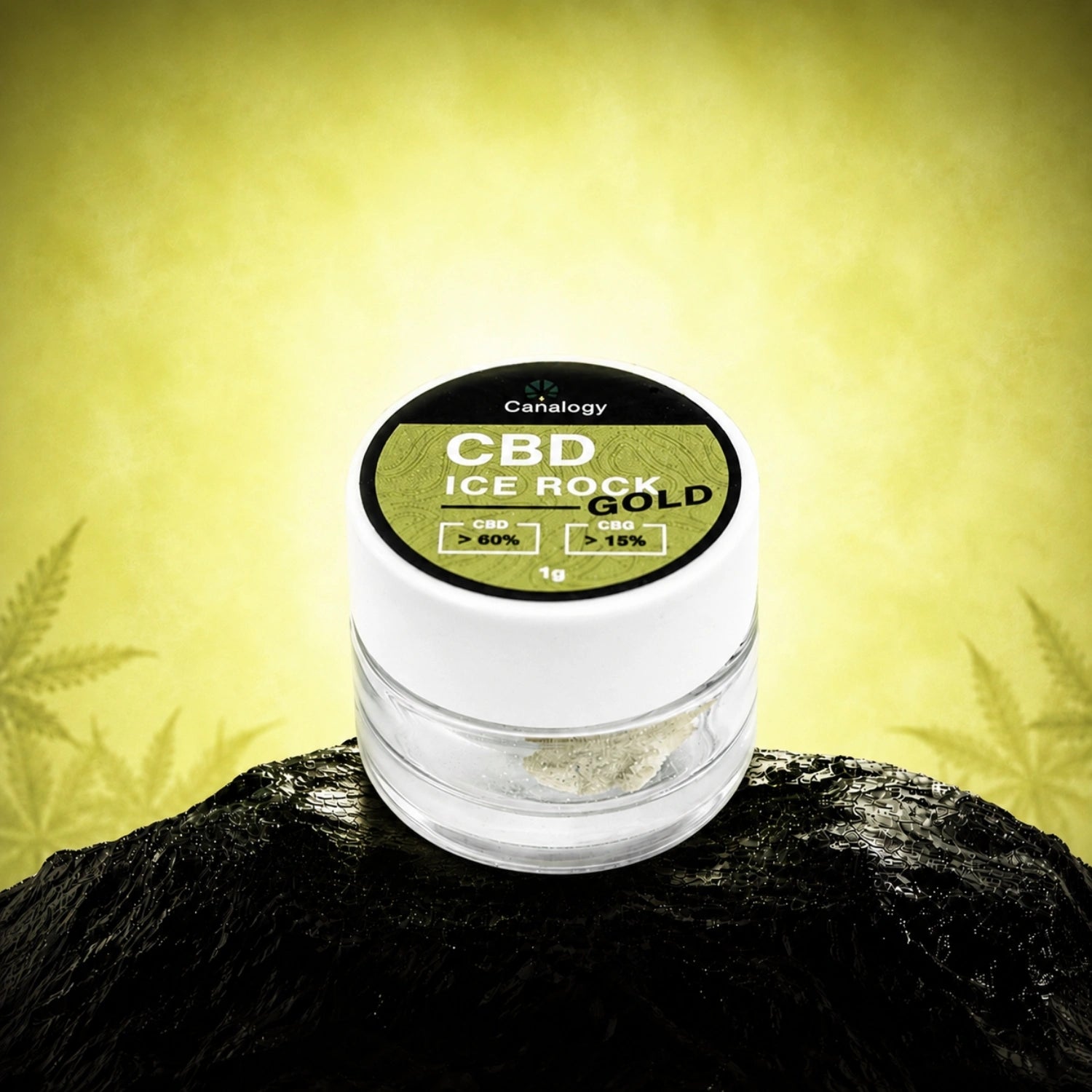 CBD IceRock arany 60% CBD, 15% CBG