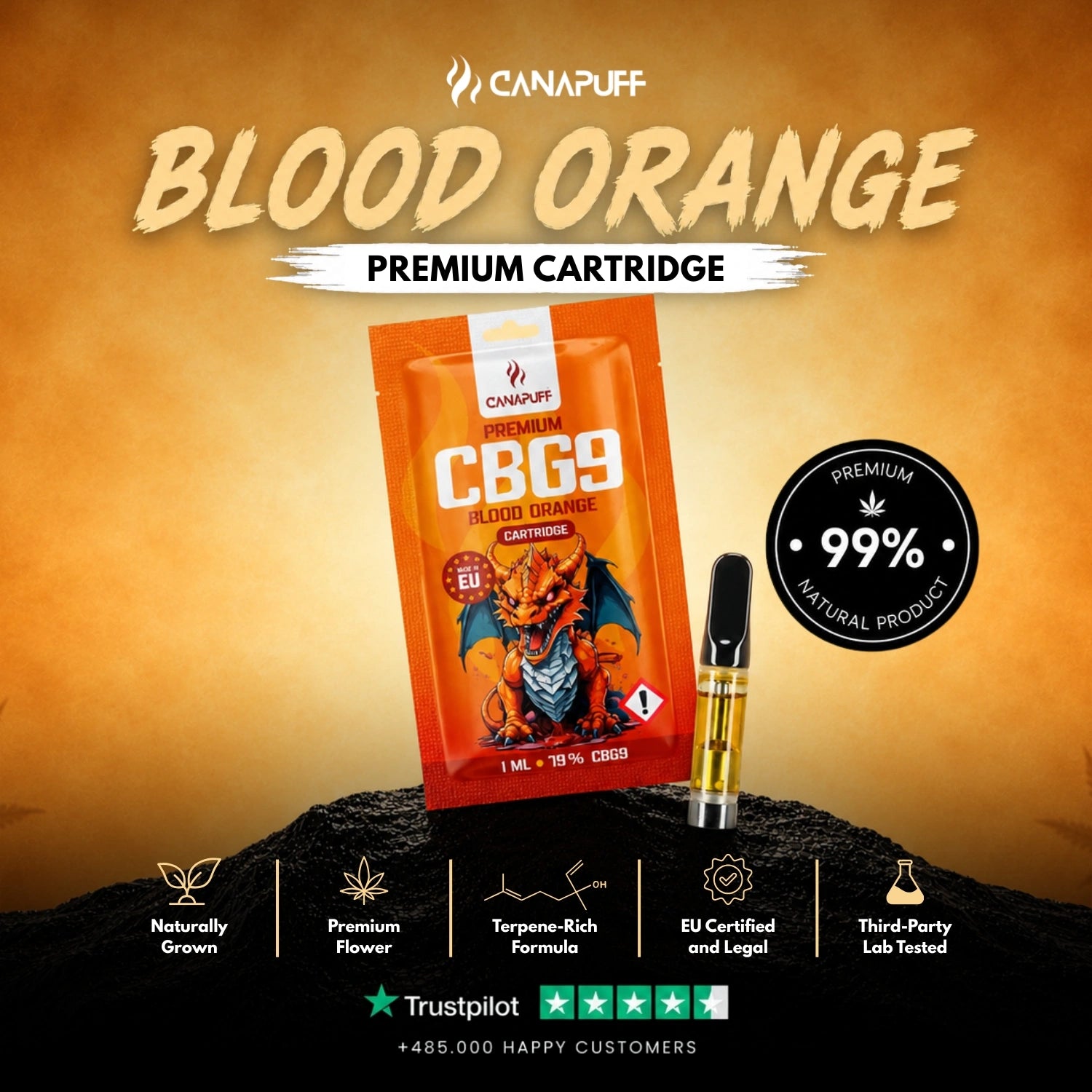 CBG9 Patrón Blood Orange 79%