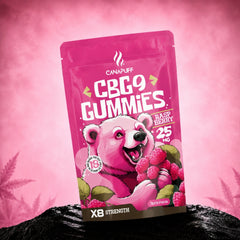 CBG9 Gumicukorkák málna