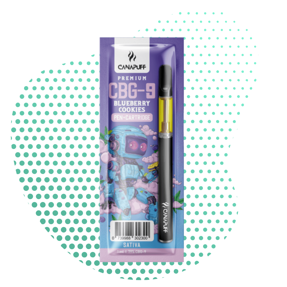 Canapuff - Blueberry Cookies - CBG9 79% - Pen+Patrón Canapuff