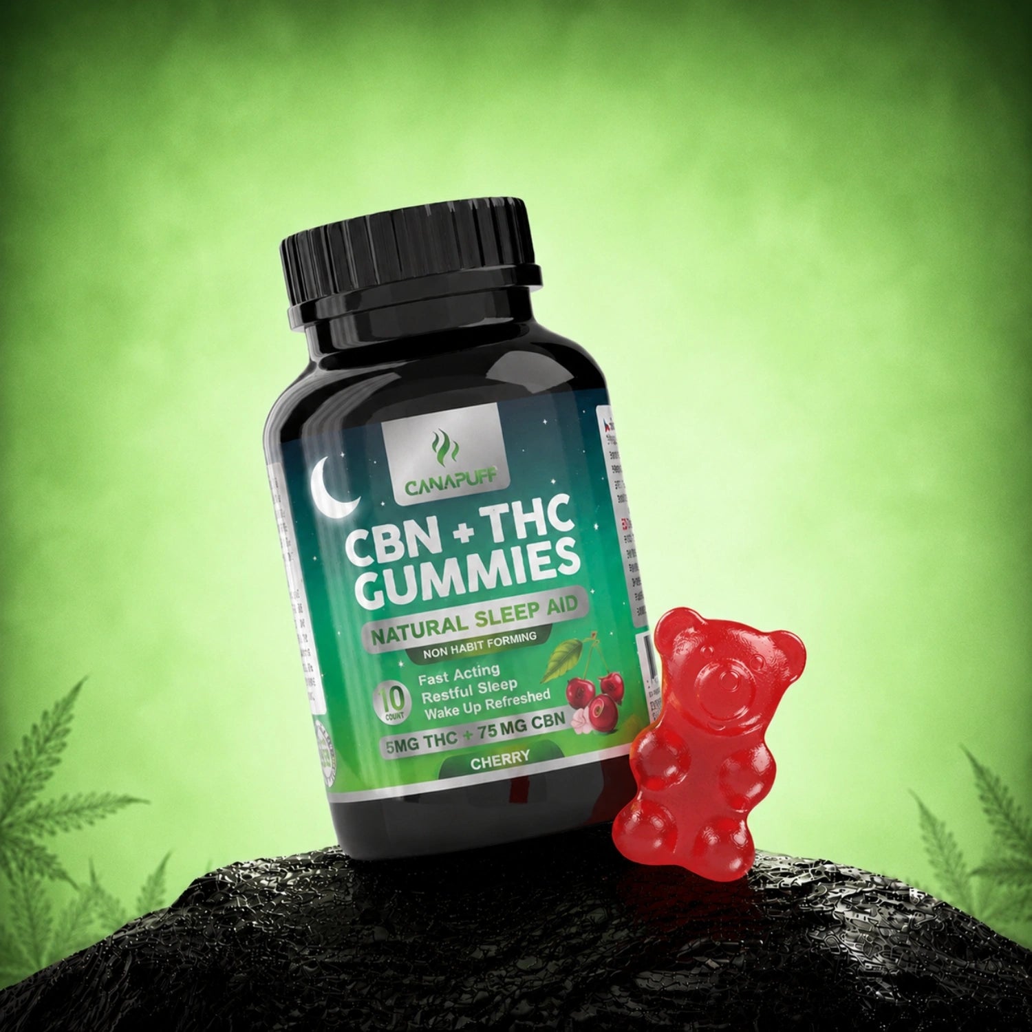CBN+THC gumicukorkák cseresznye