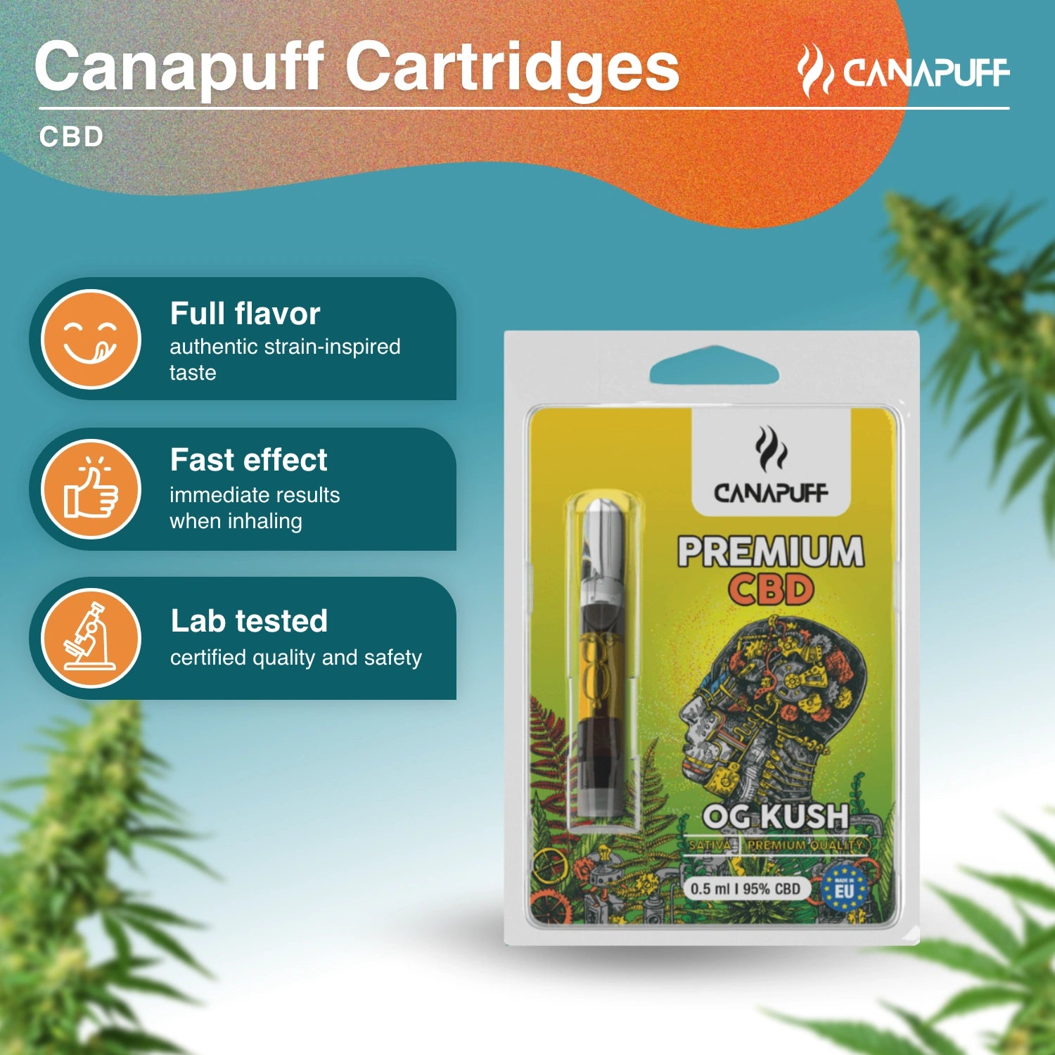 OG Kush - CBD 95% - Patrón - CanaPuff