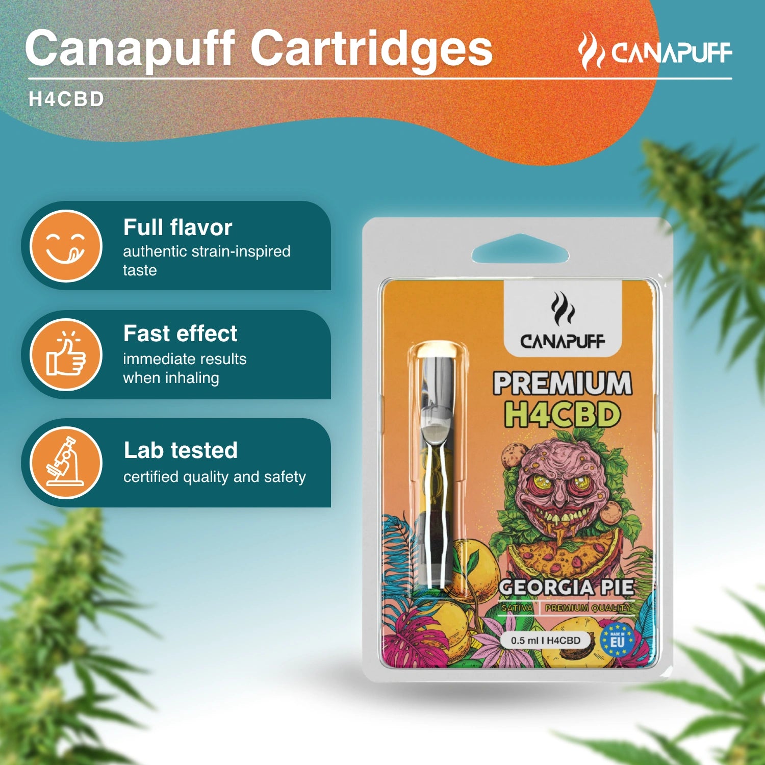Georgia Pie - H4CBD 96% - Patrón - CanaPuff