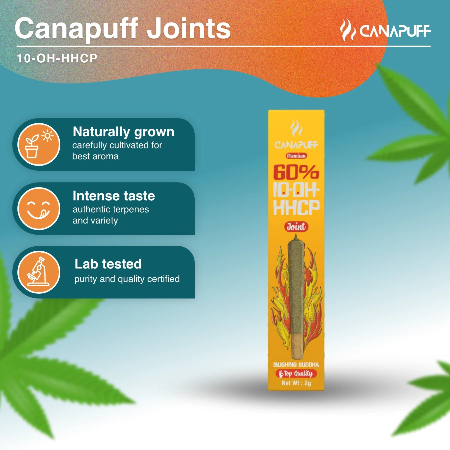 HHC-A Joint 60% Lemon Cherry Gelato 2g - Canapuff