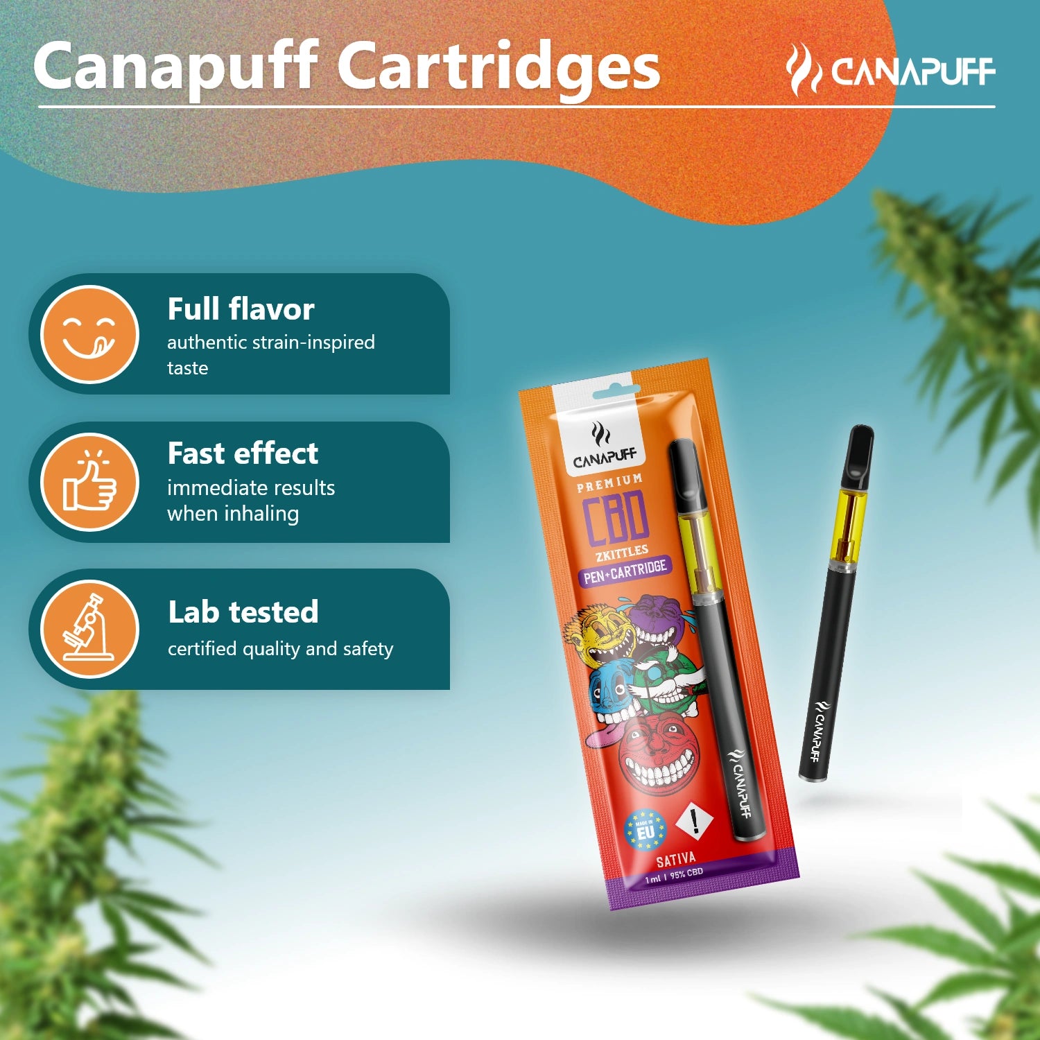 CBD Pen+Patrón Zkittles 95%