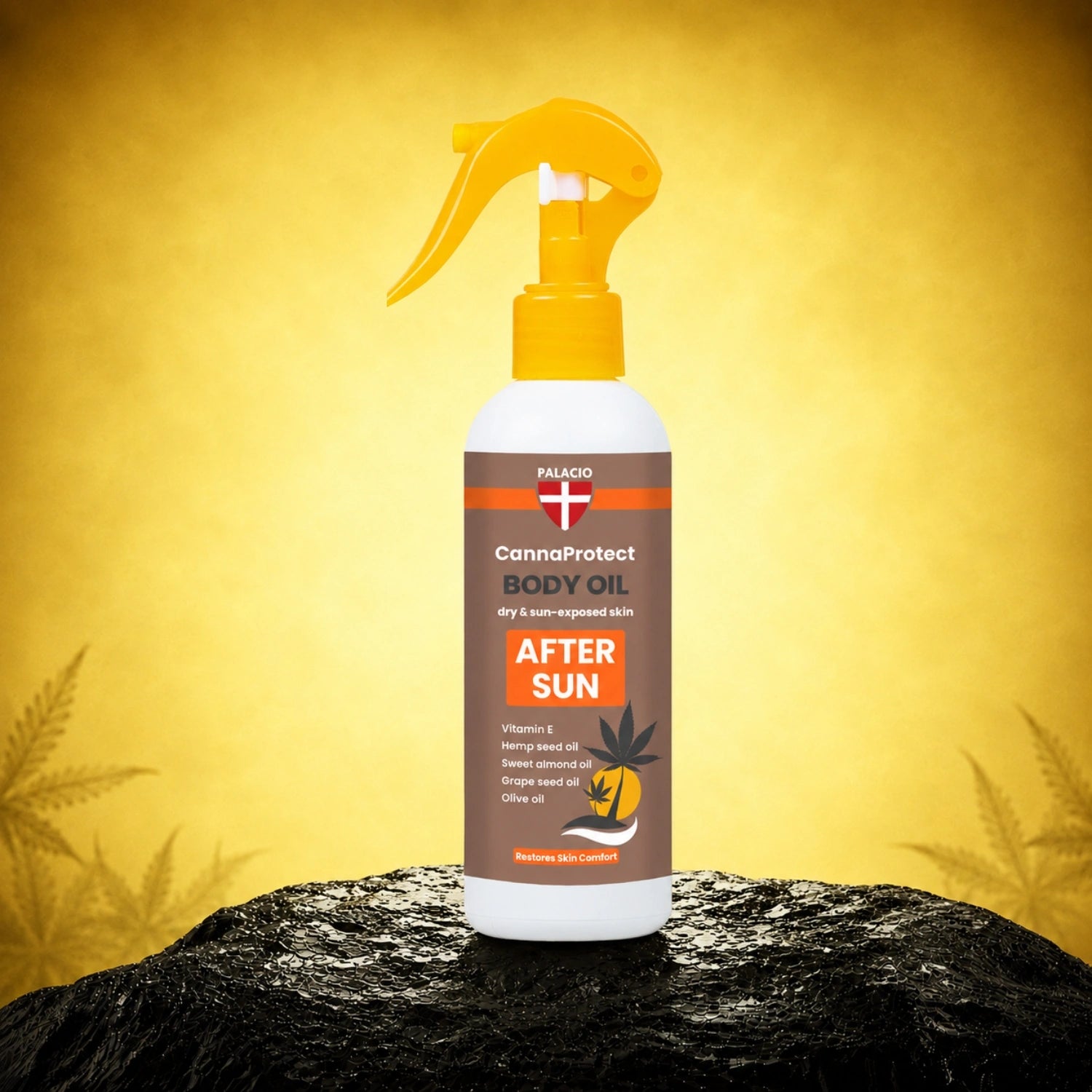 CannaProtect - Napozás utáni testolaj kendermaggal, 150ml - Palacio
