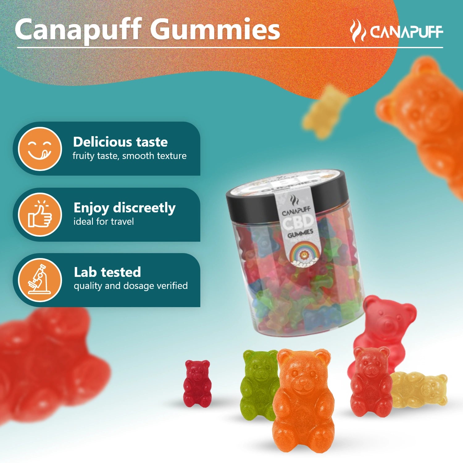 CBD Gumicukorkák Recovery