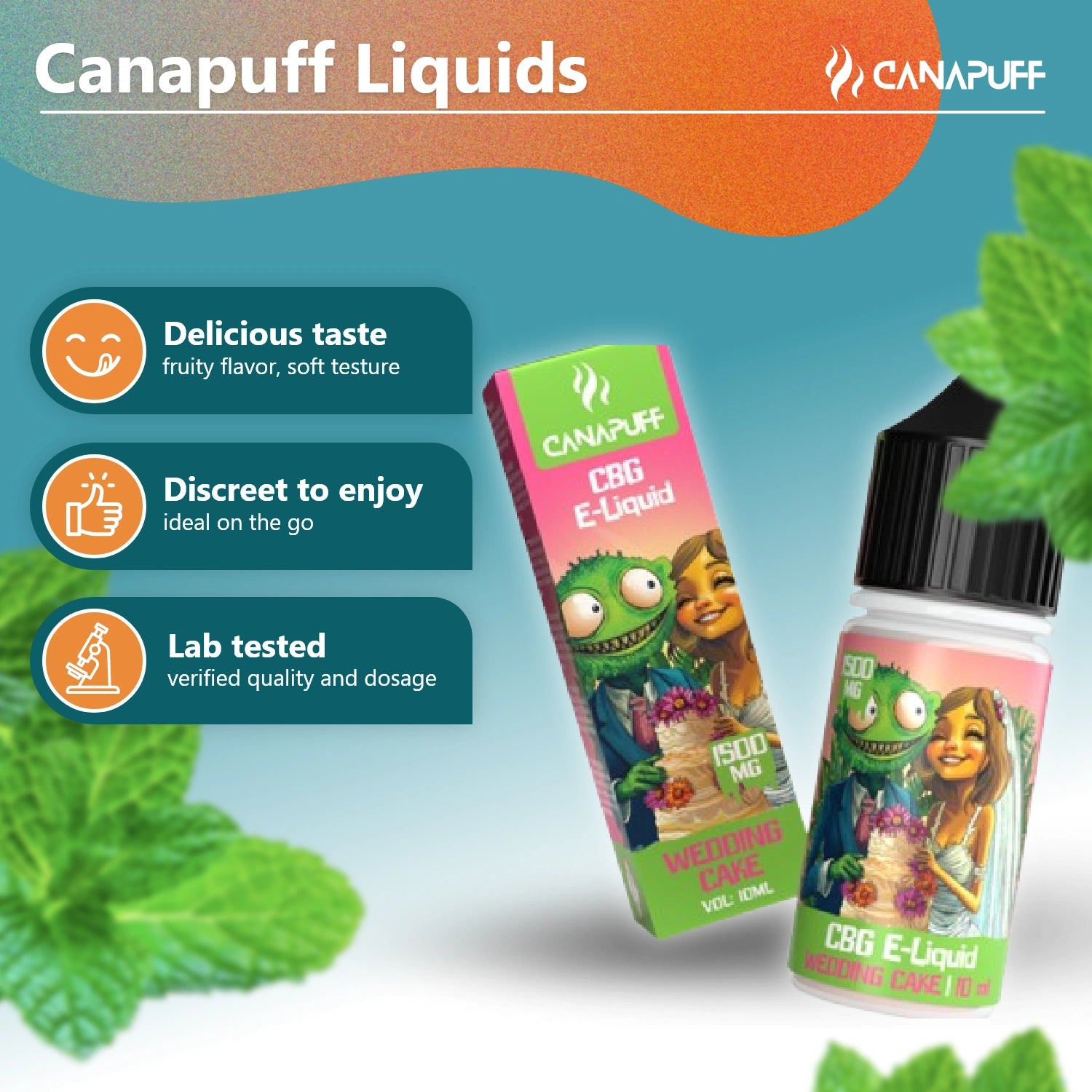 CBG liquid Wedding Cake 1.500 mg