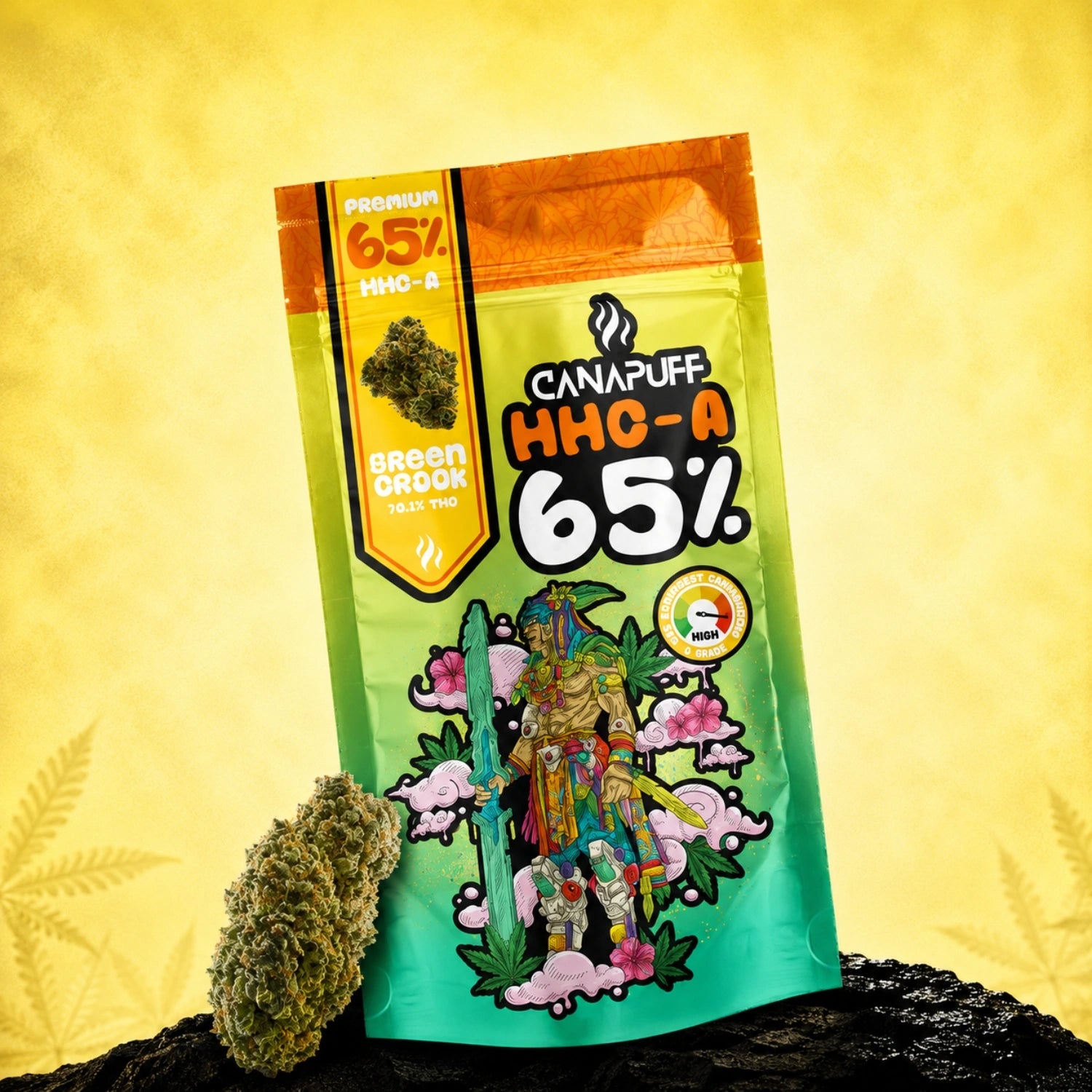 HHC-A Virágzat Green Crack 65%