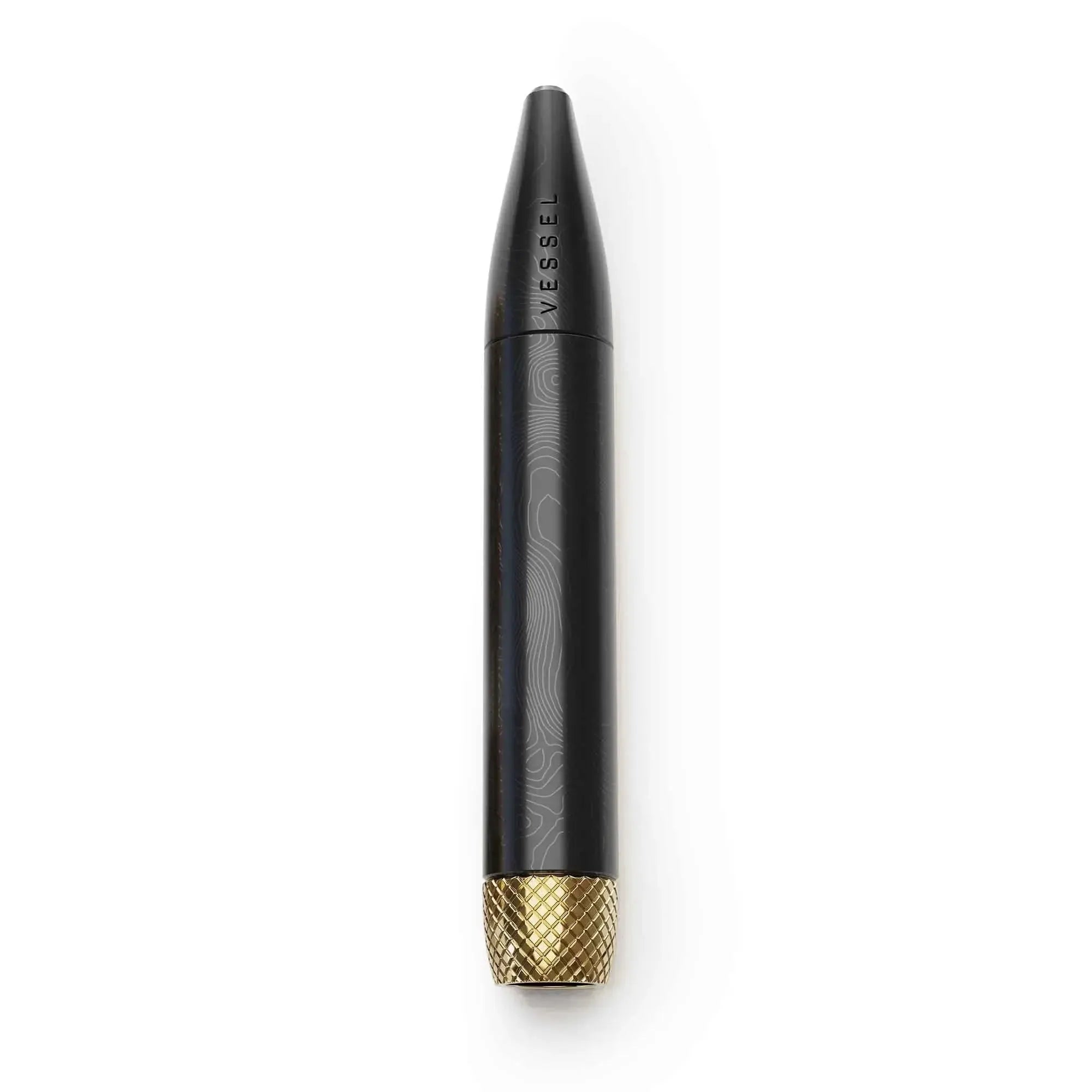 Fekete Vessel Pen arany részletekkel