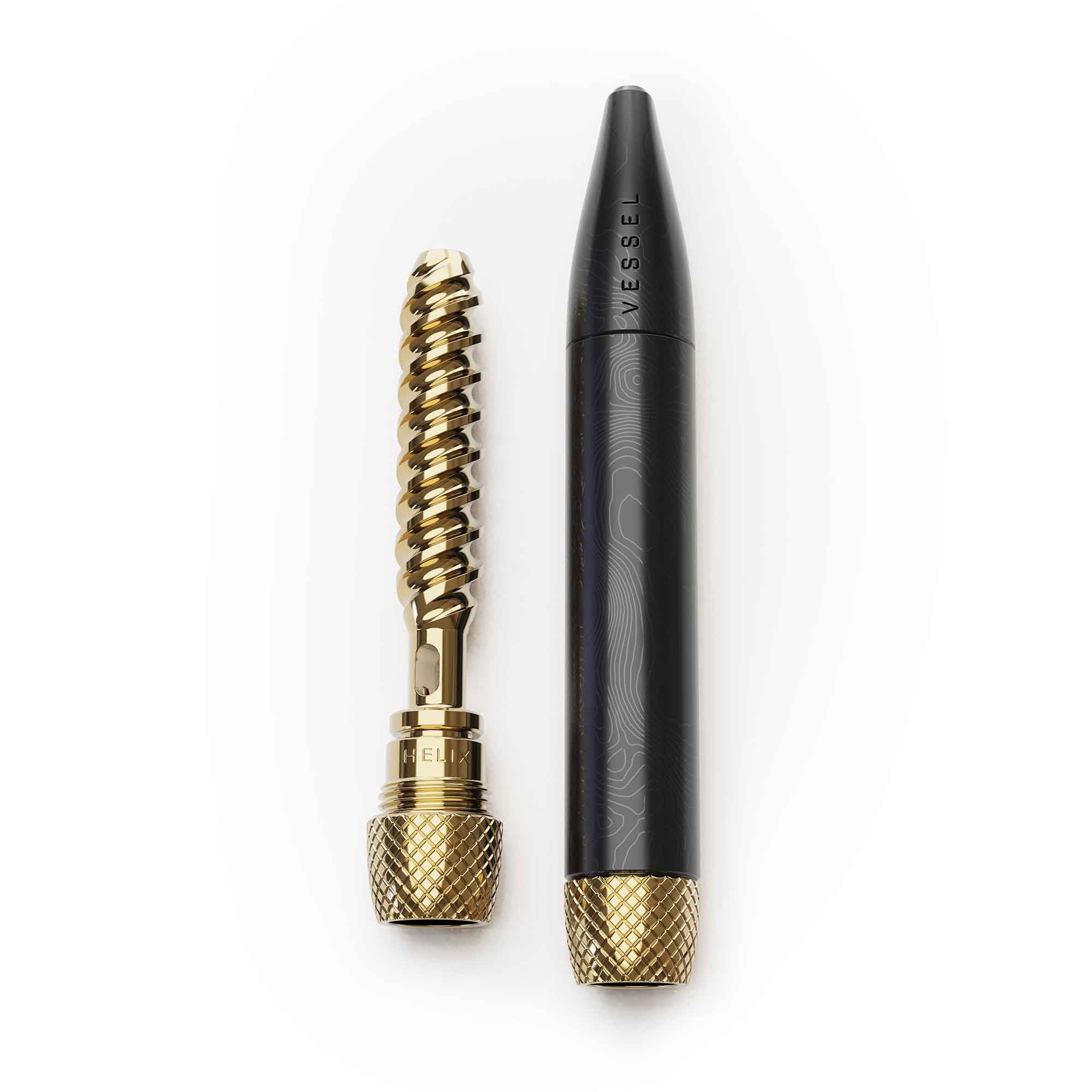 Vessel Pen szétszerelt fekete dizájn