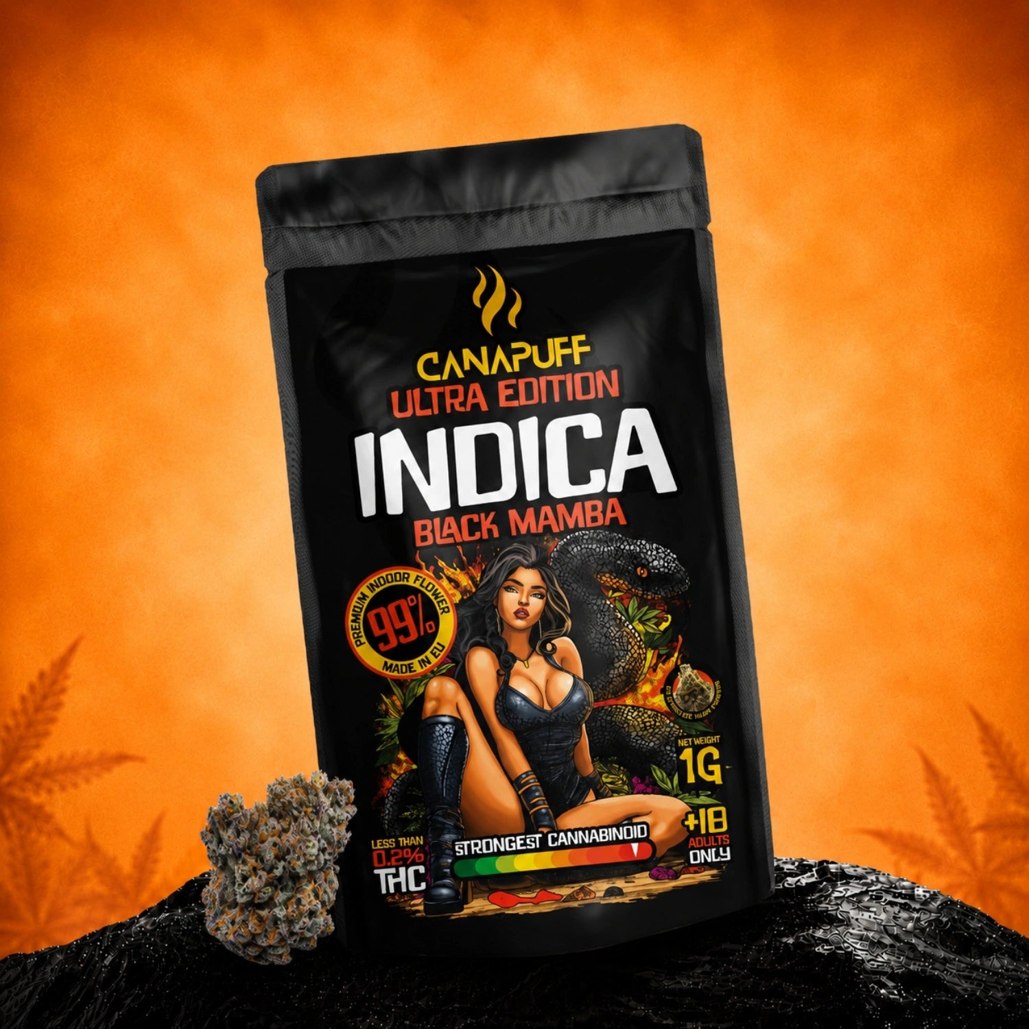 Indica Virágzat Black Mamba Ultra Edition 99%