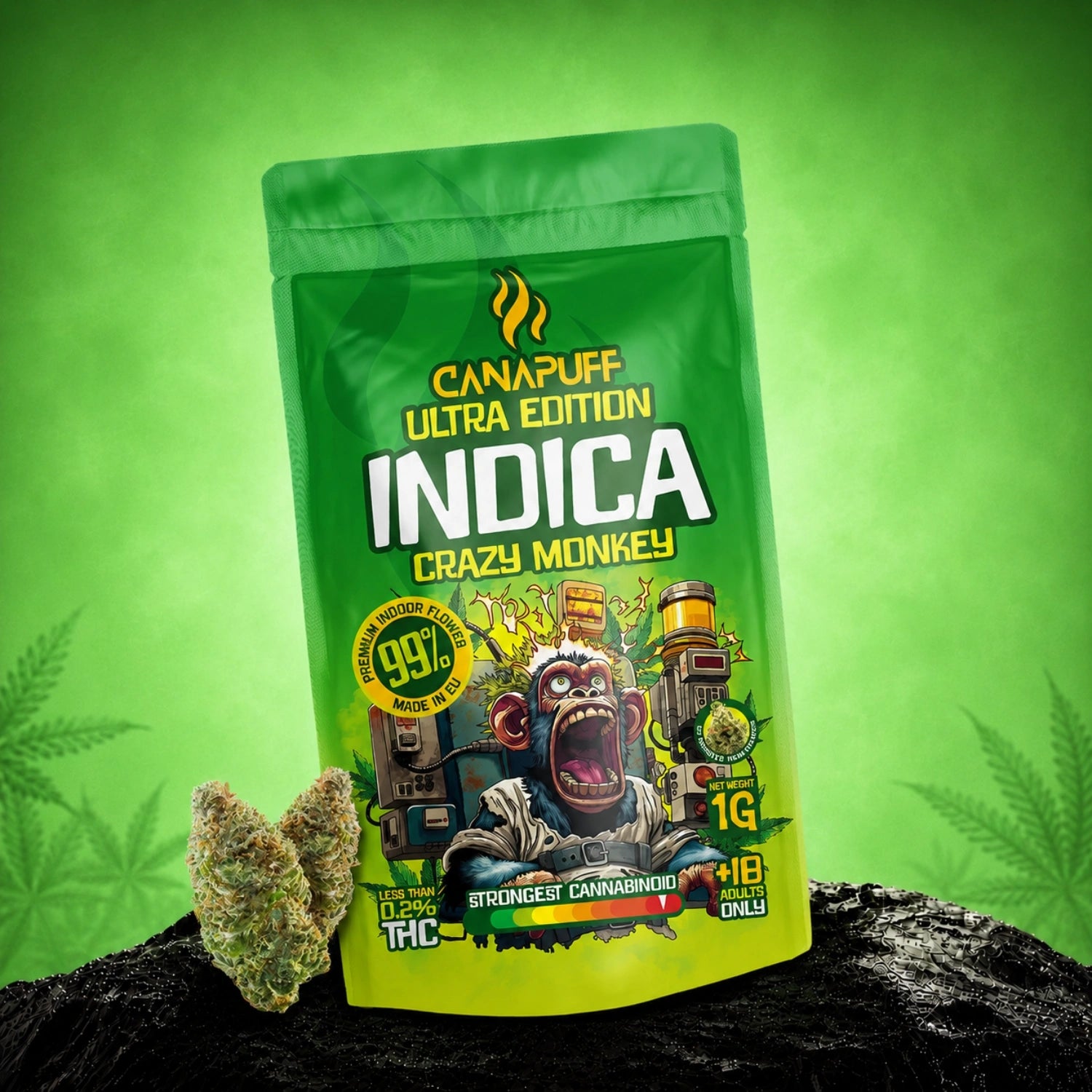 Indica Virágzat Crazy Monkey Ultra Edition 99%