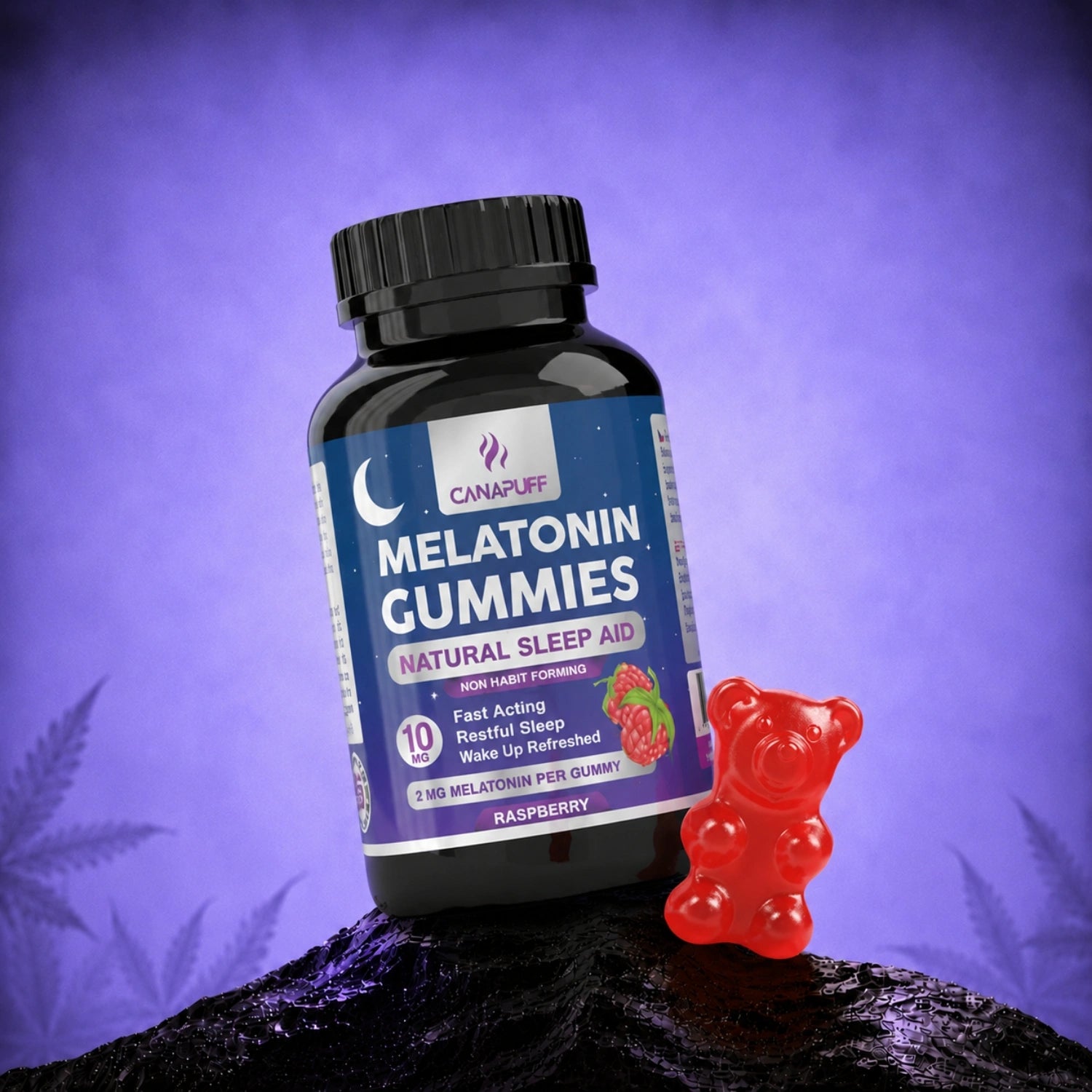 Melatonin Gumicukorkák Málna