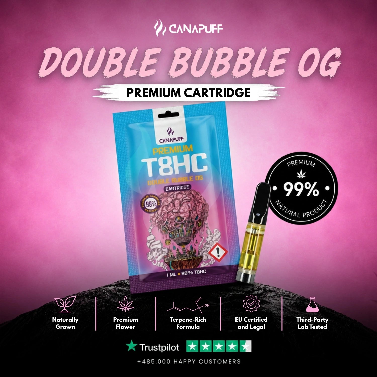 T8HC patron Double Bubble 99%