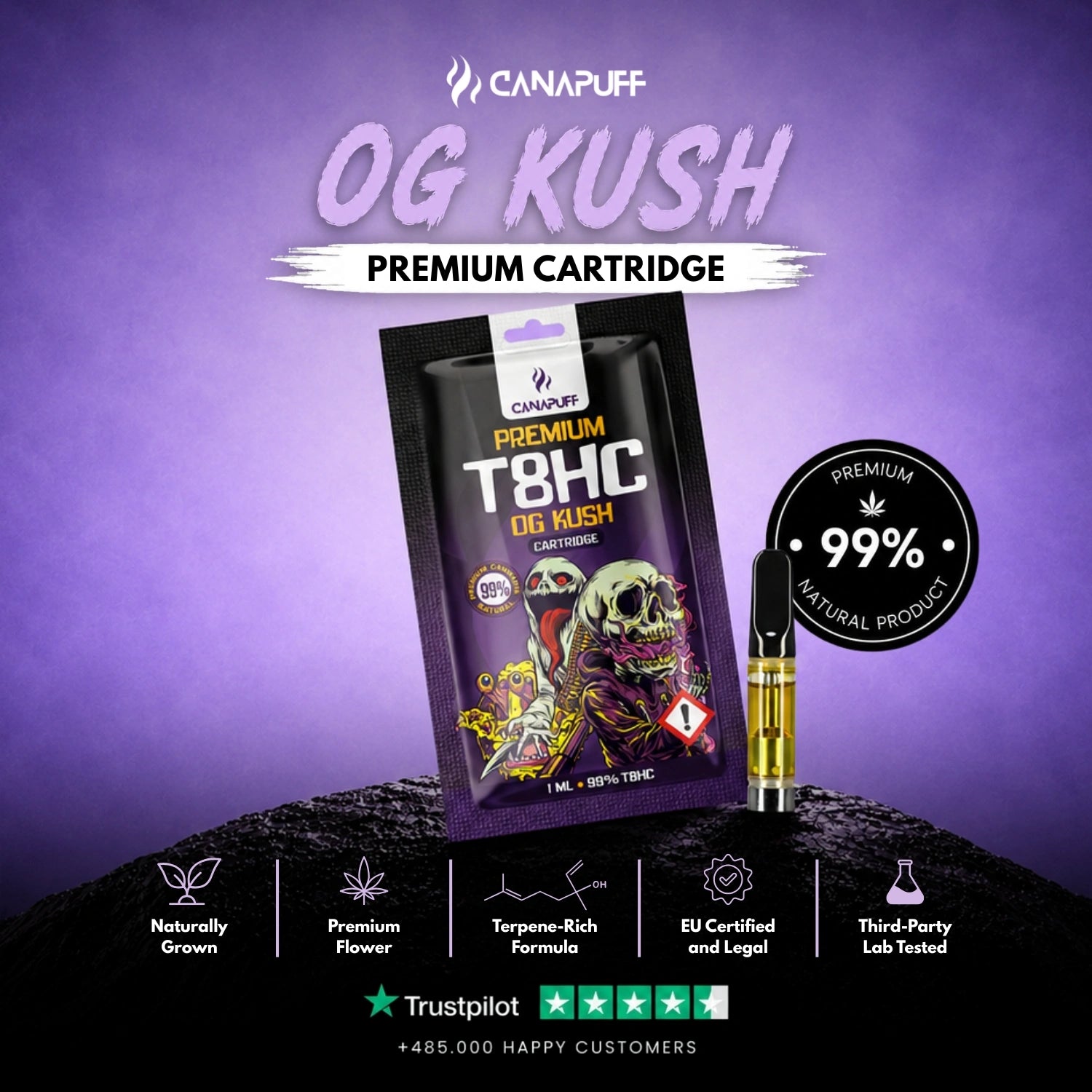 T8HC patron OG Kush 99%