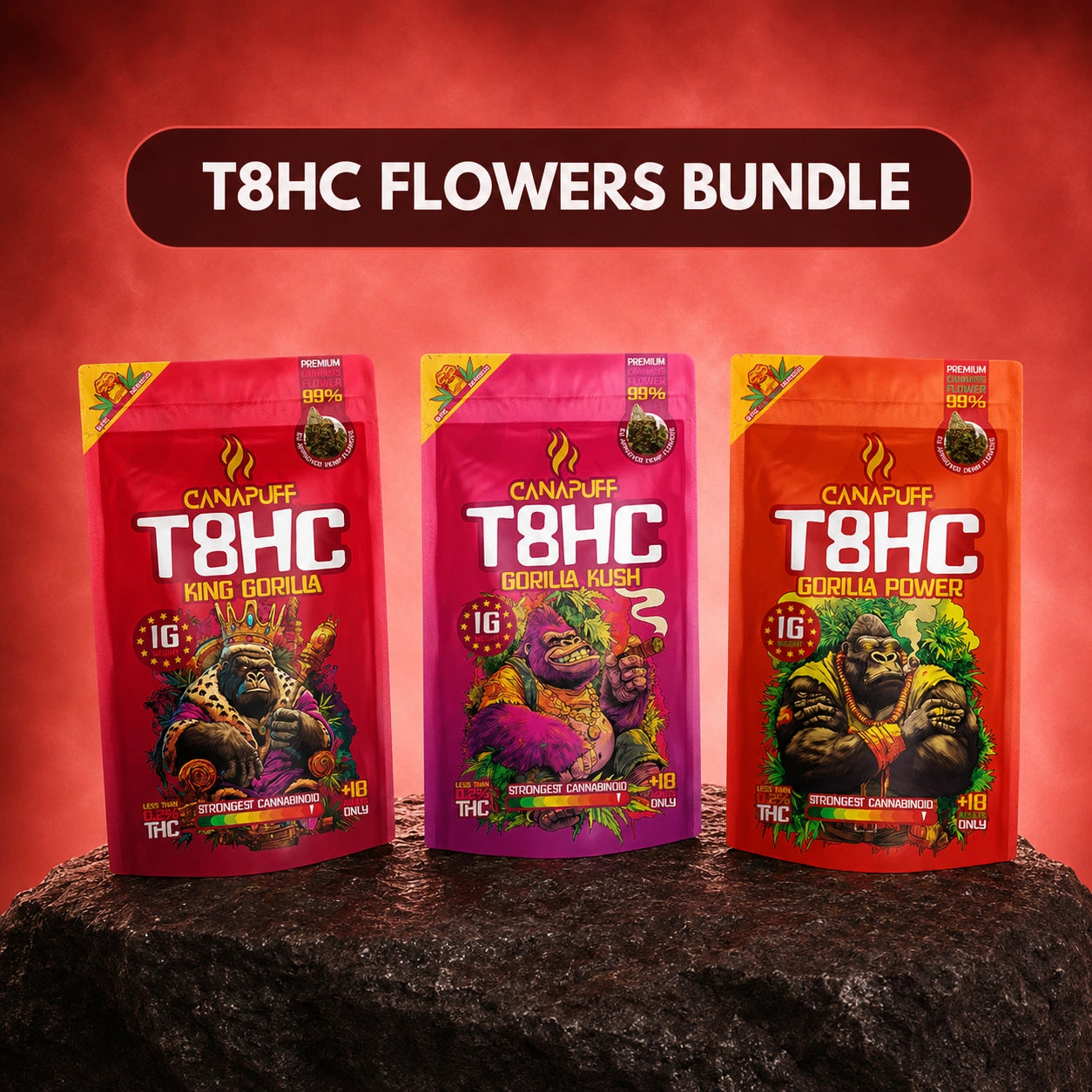 T8HC Virágzat Bundle (3x1g)
