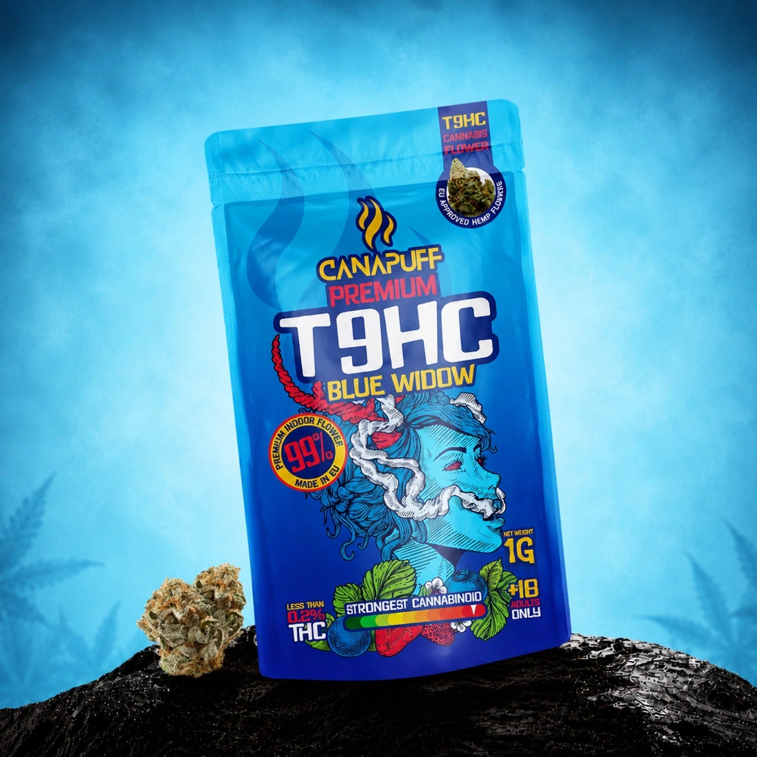 T9HC Virágzat Blue Widow 99%