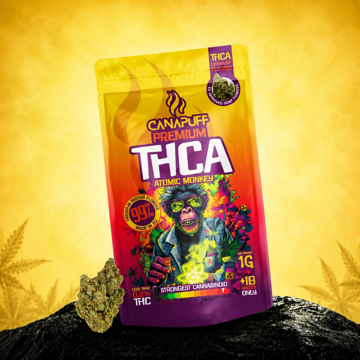 THCA Virágzat Atomic Monkey 99%