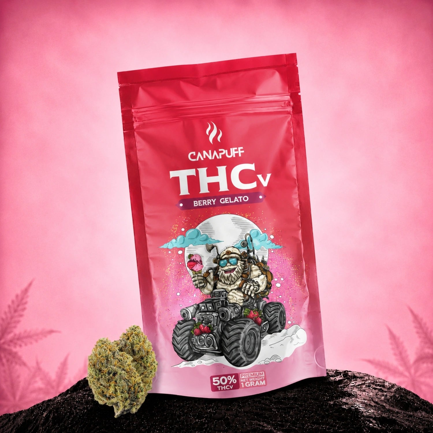 THCv Virágzat Berry Gelato 50%